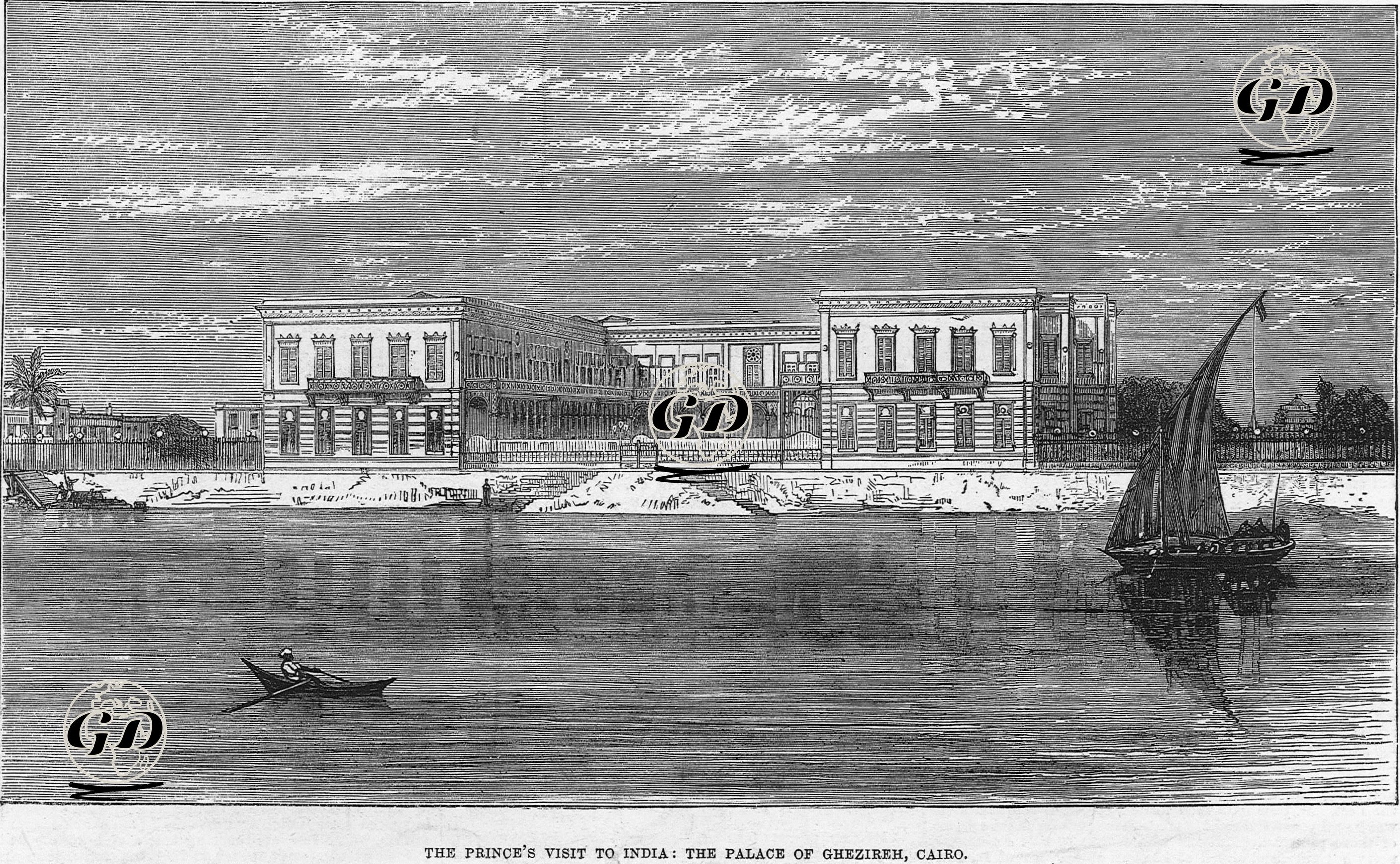 Kahirede Gezira Sarayı -  - 1875