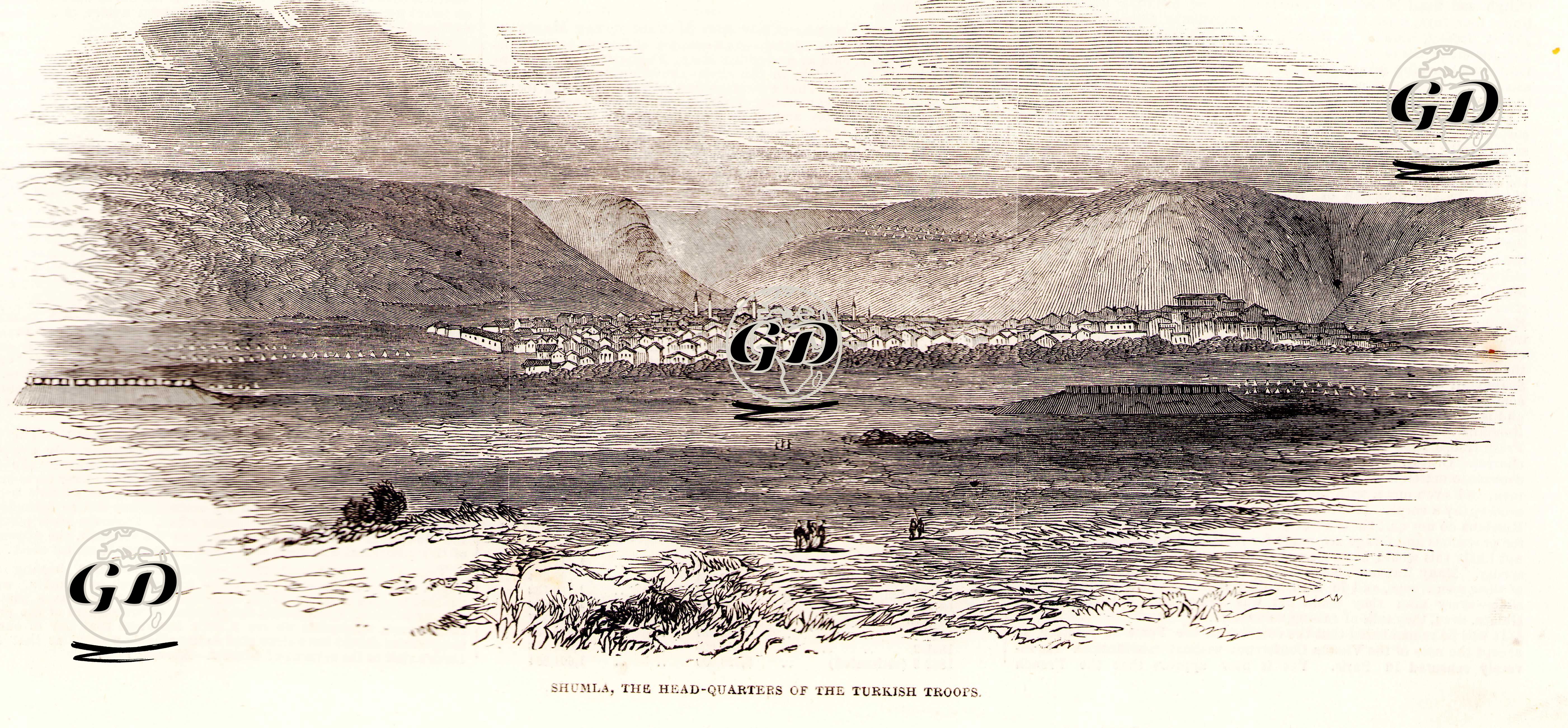 Kırım Savaşı Sırasında Türk Ordusunun Karargahı Olan Şumnu -  - 1853