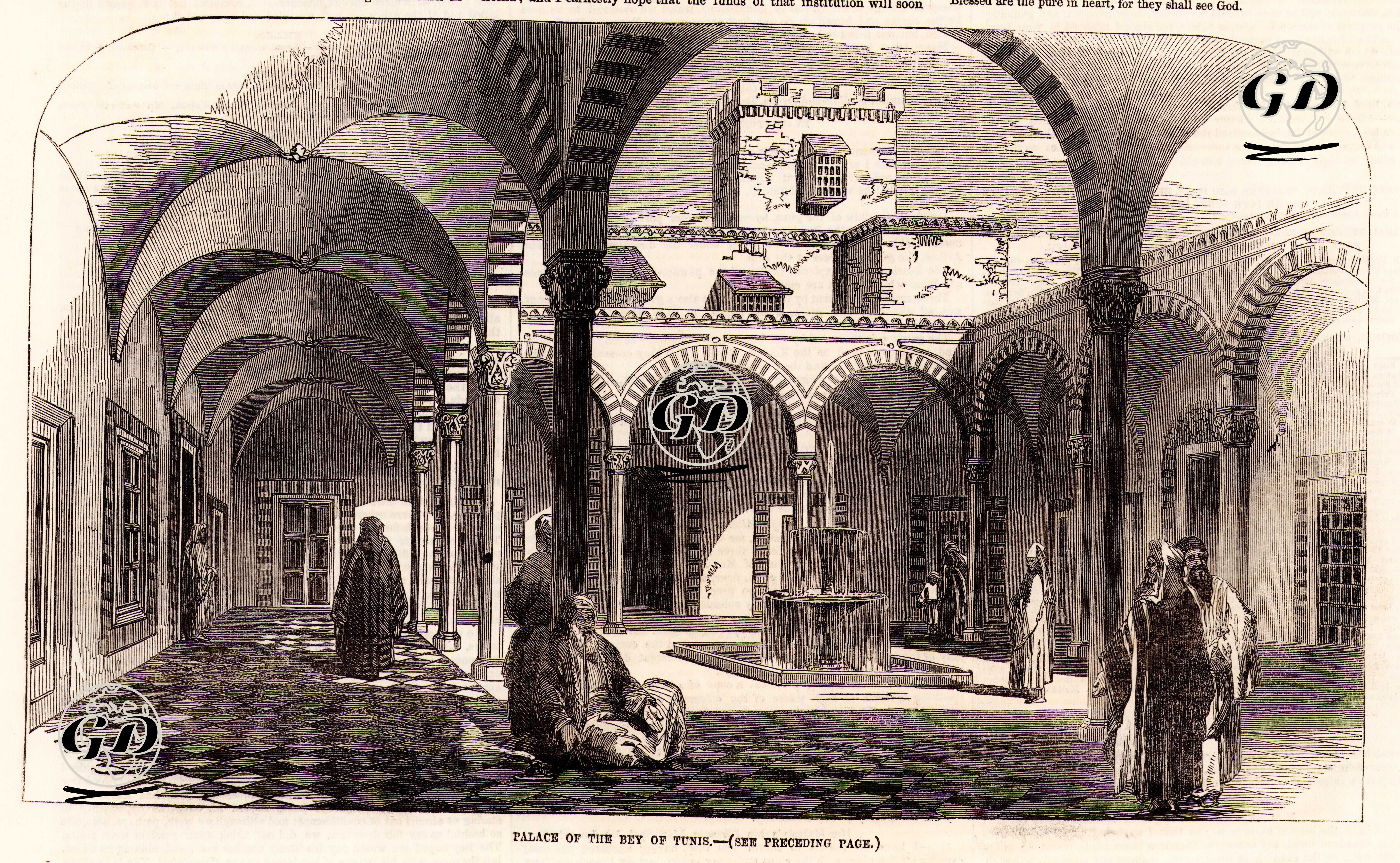 Tunus Beyinin Sarayı -  - 1855