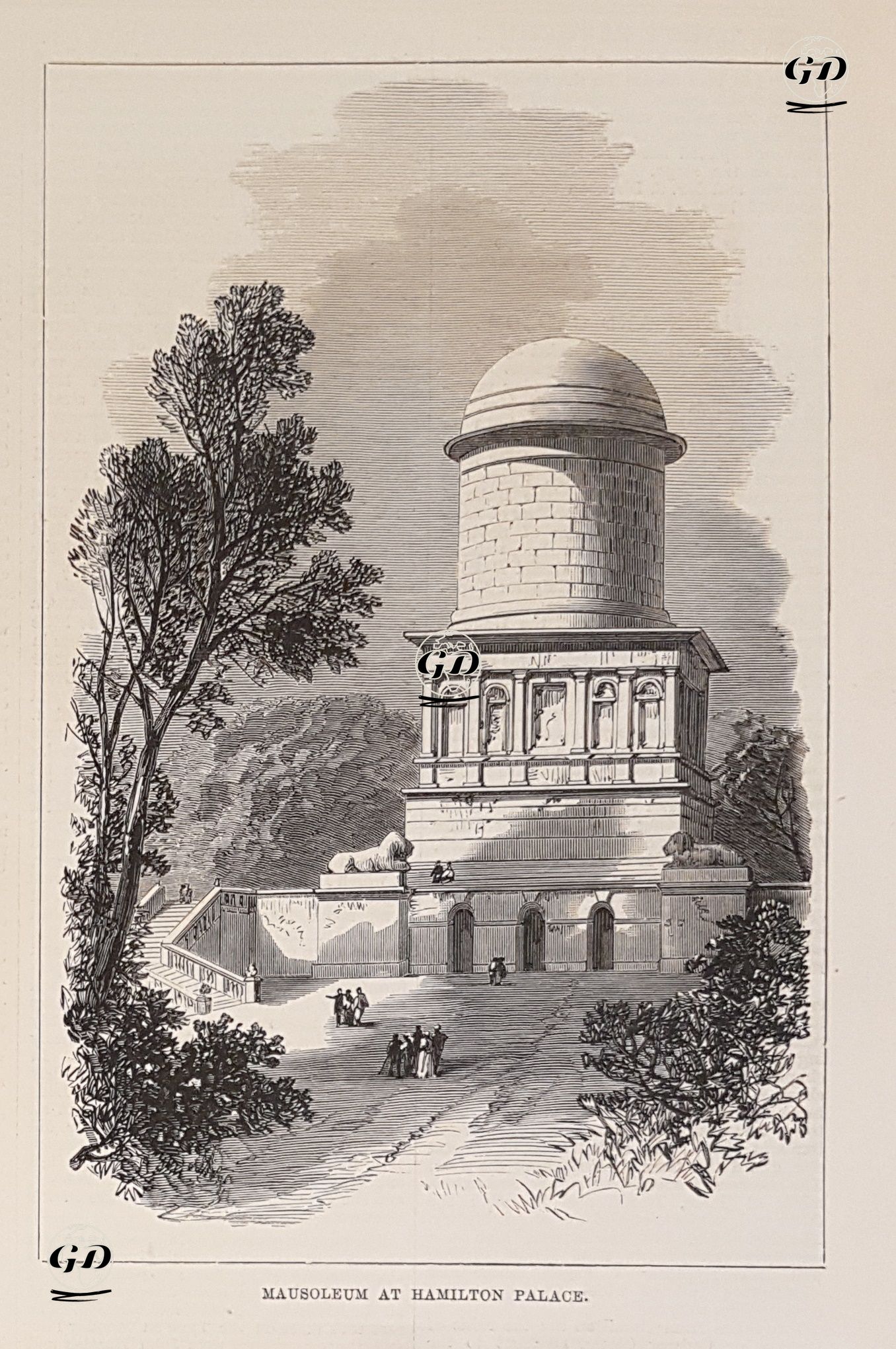 Mausoleum At Hamilton Palace  -  - 1878