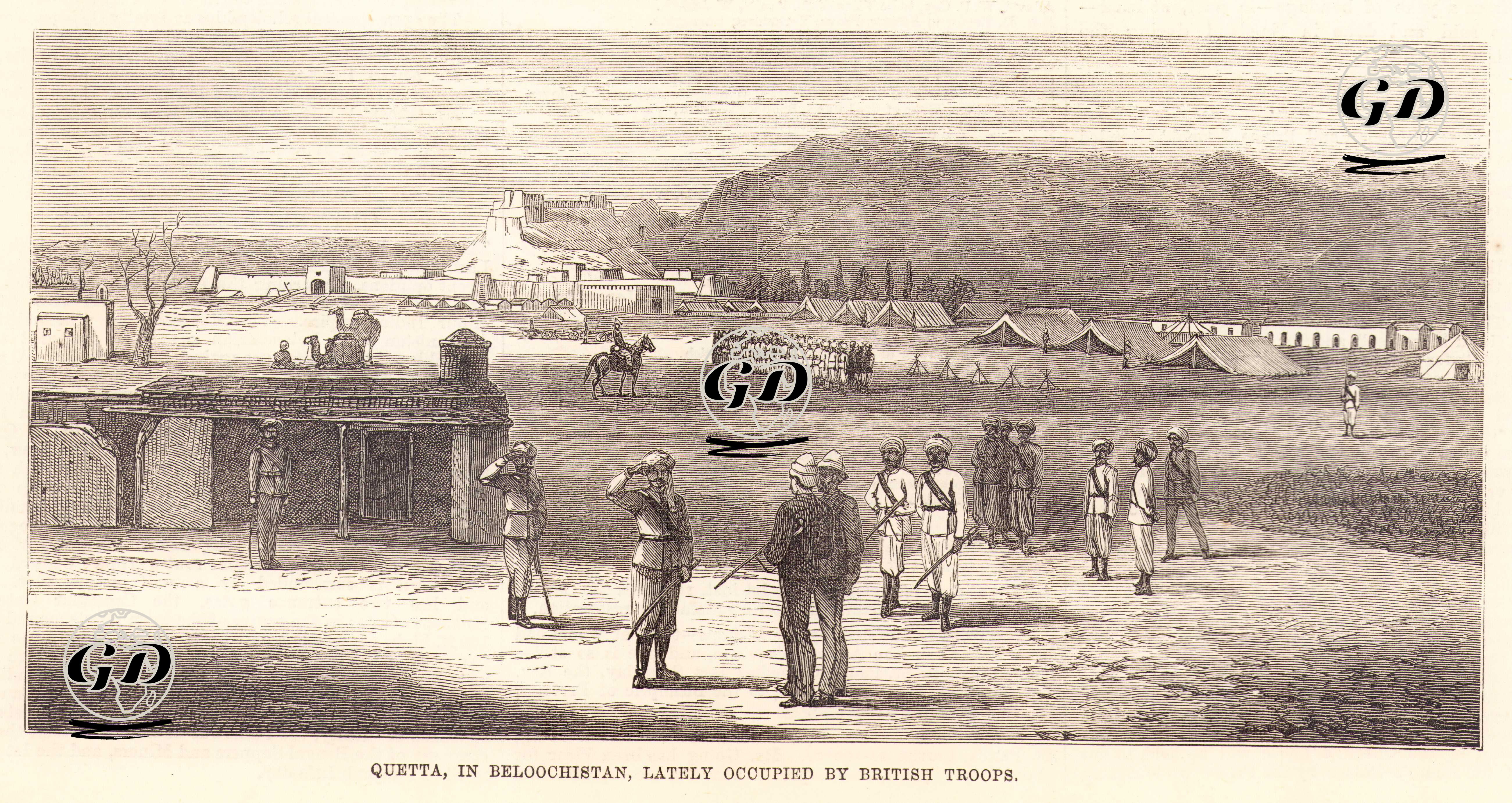 Quetta In Beloochistan, Lately Occupied By British Troops  -  - 1878