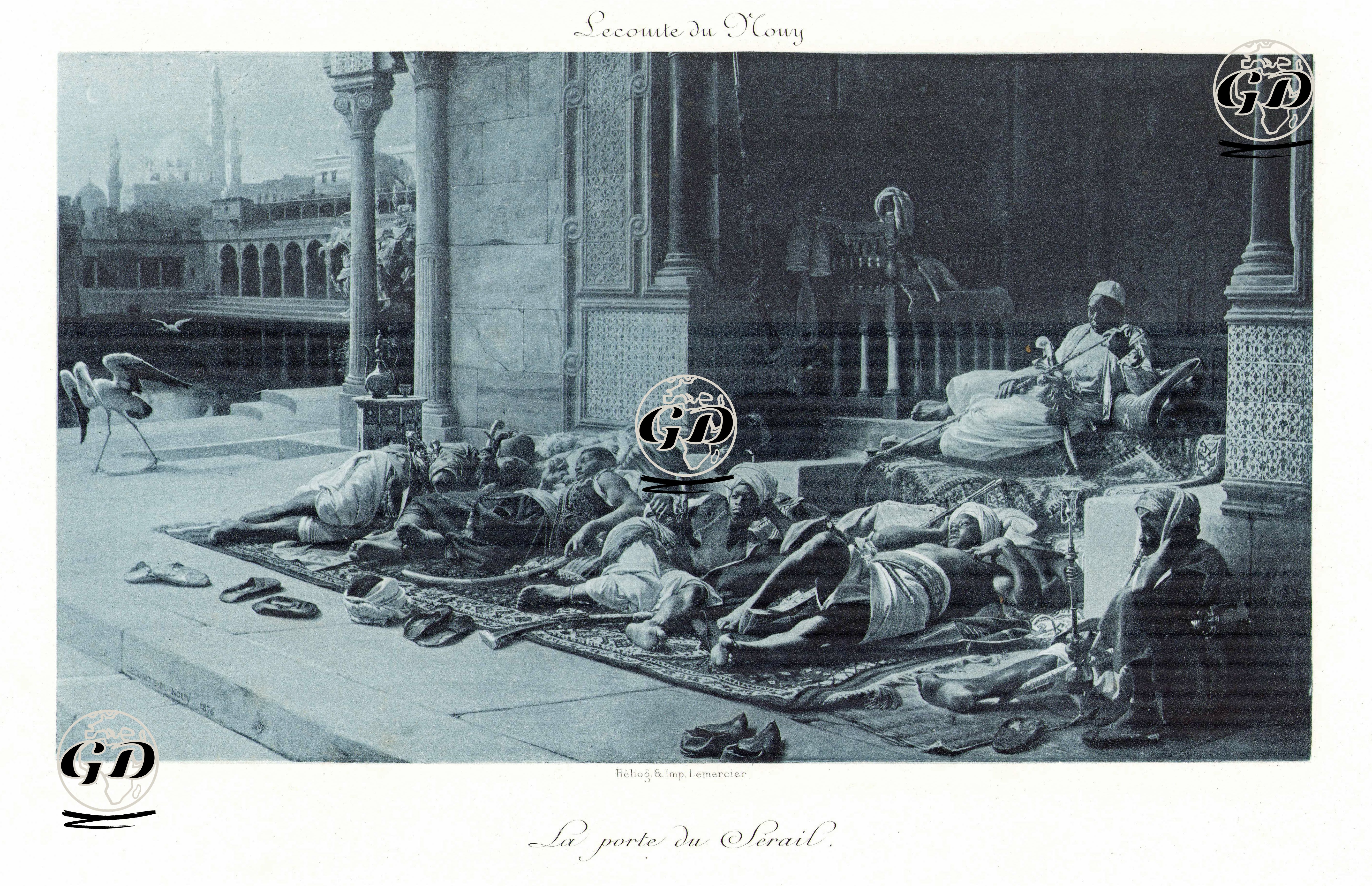 La Porte Du Serail - Jean Lecomte Du Nouy (1842-1923 ) - 1880's