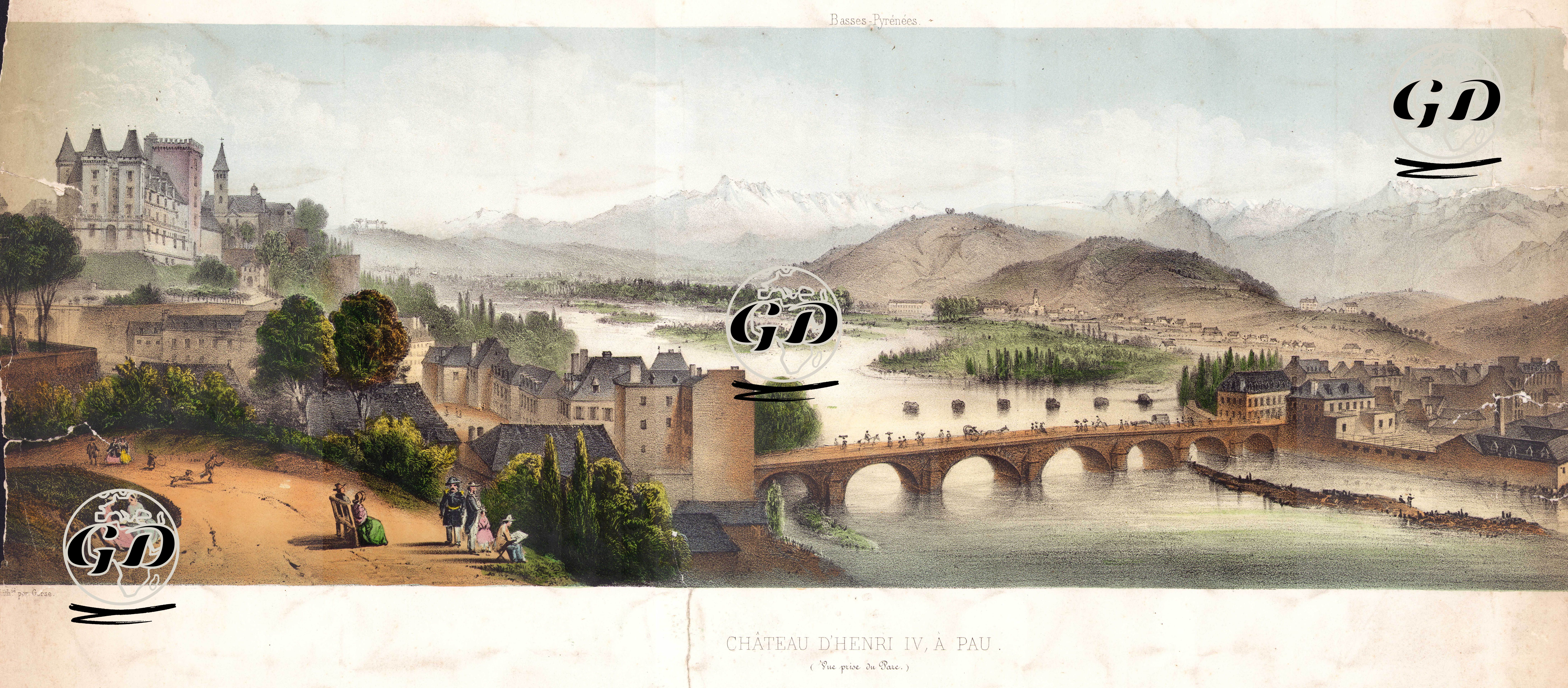 Pau'daki IV.Henri Şatosu - Pierre Gorse (1816-1875) - 1870