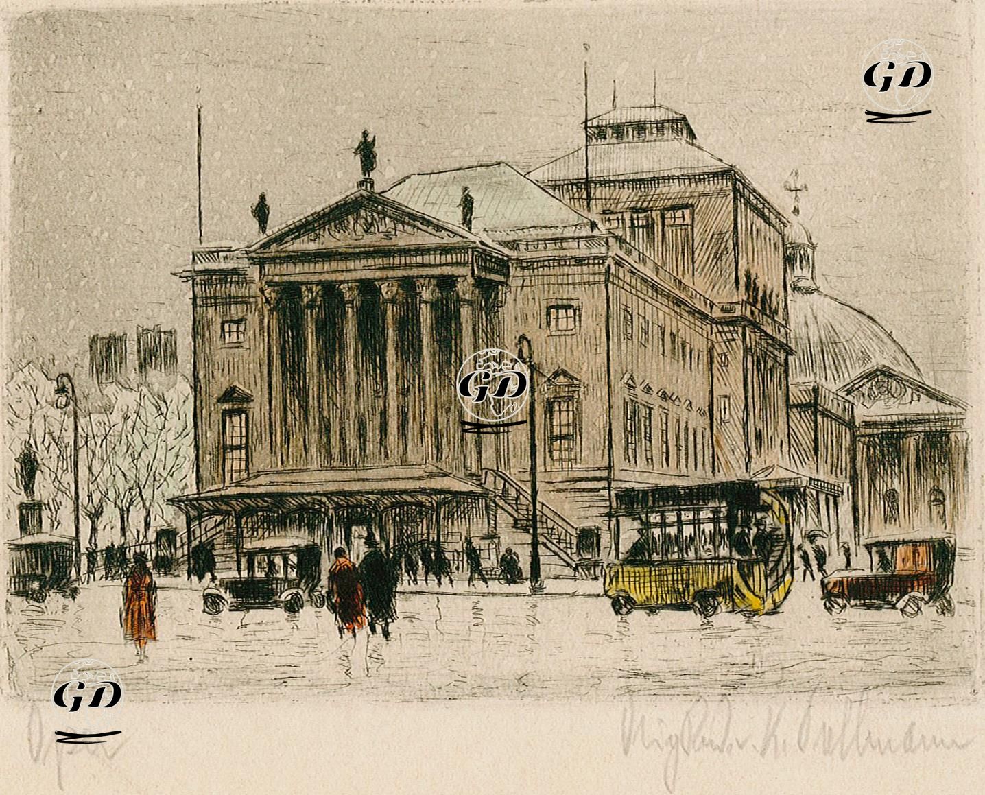 Berlin Devlet Opera Binası -  - 1910's-1940's