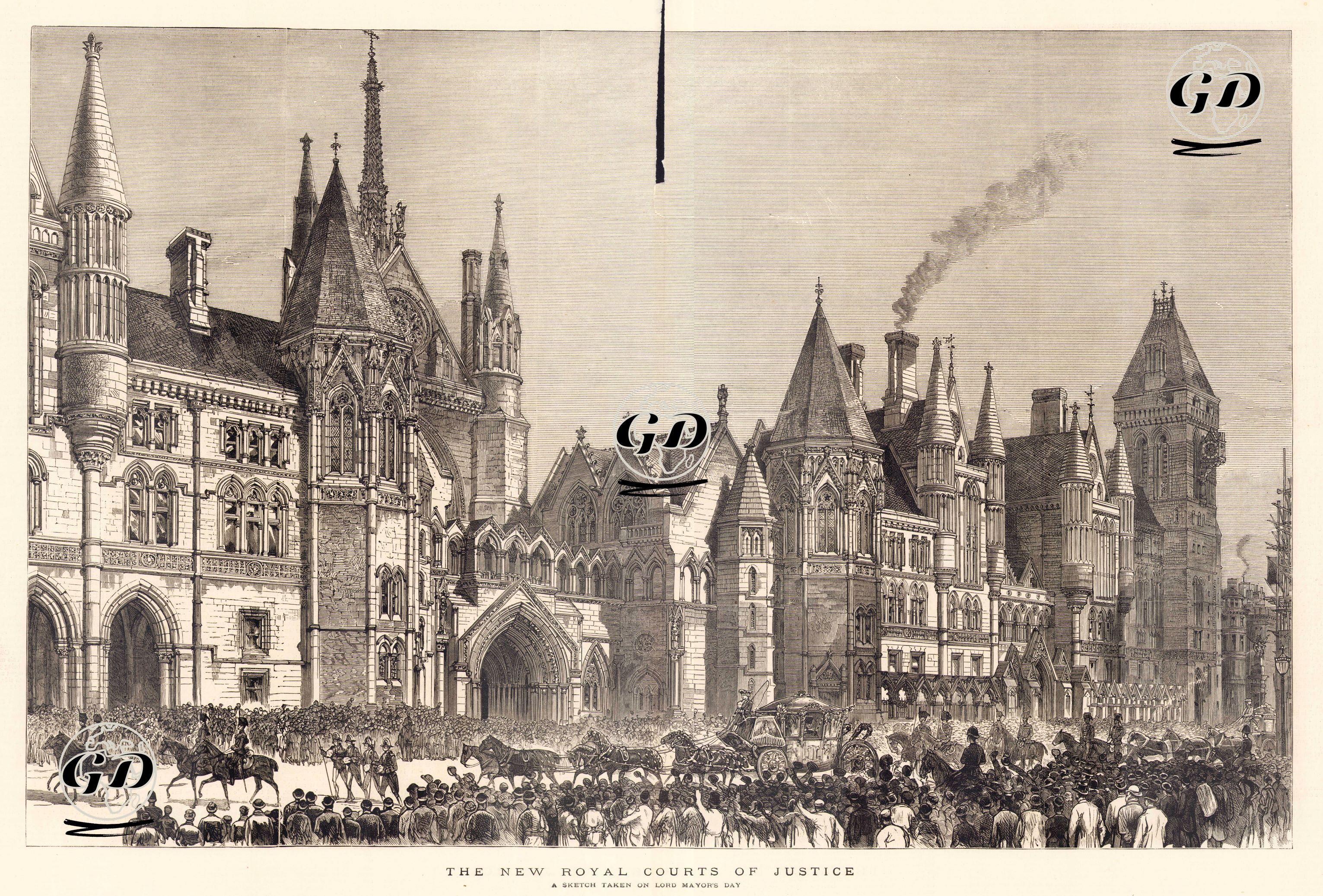 Londra Adalet Sarayı -  - 1882
