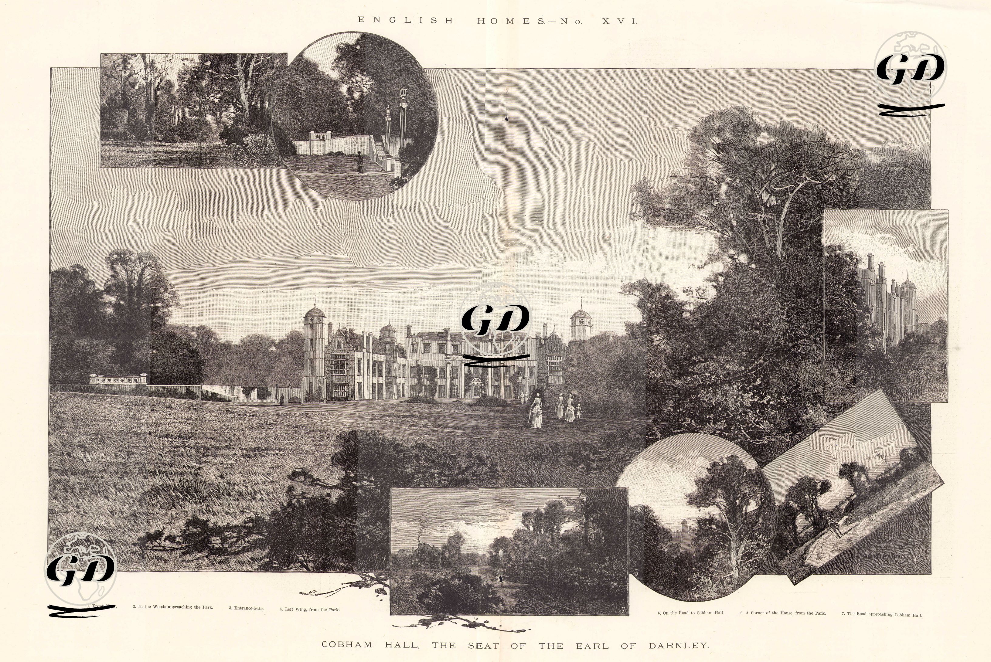 Cobham Hall, The Seat Of The Earl Of Darnley, English Homes XVI. - George Montbard (1841-1905) - 1888
