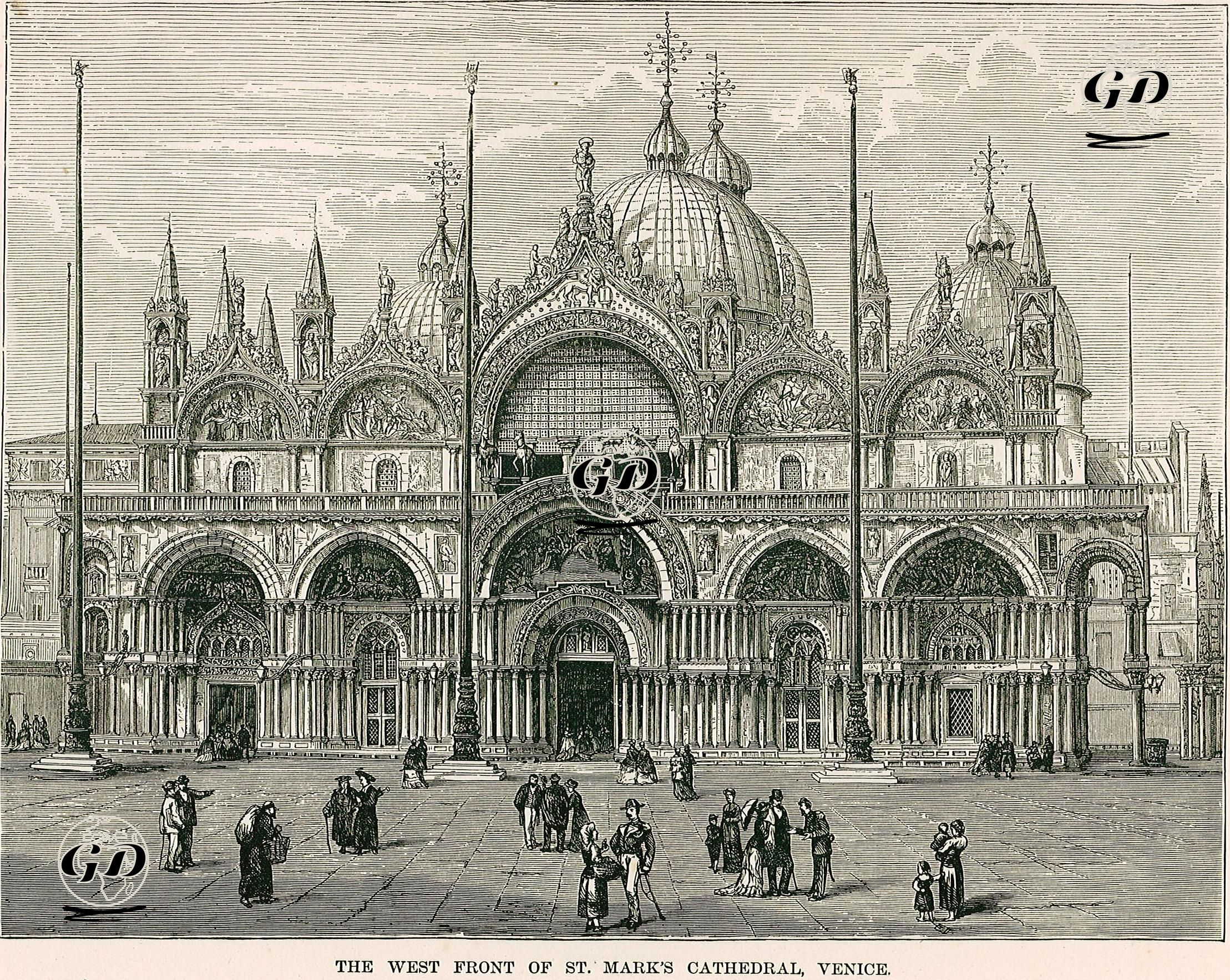 San Marco Bazilikası, Venedik -  - 1882