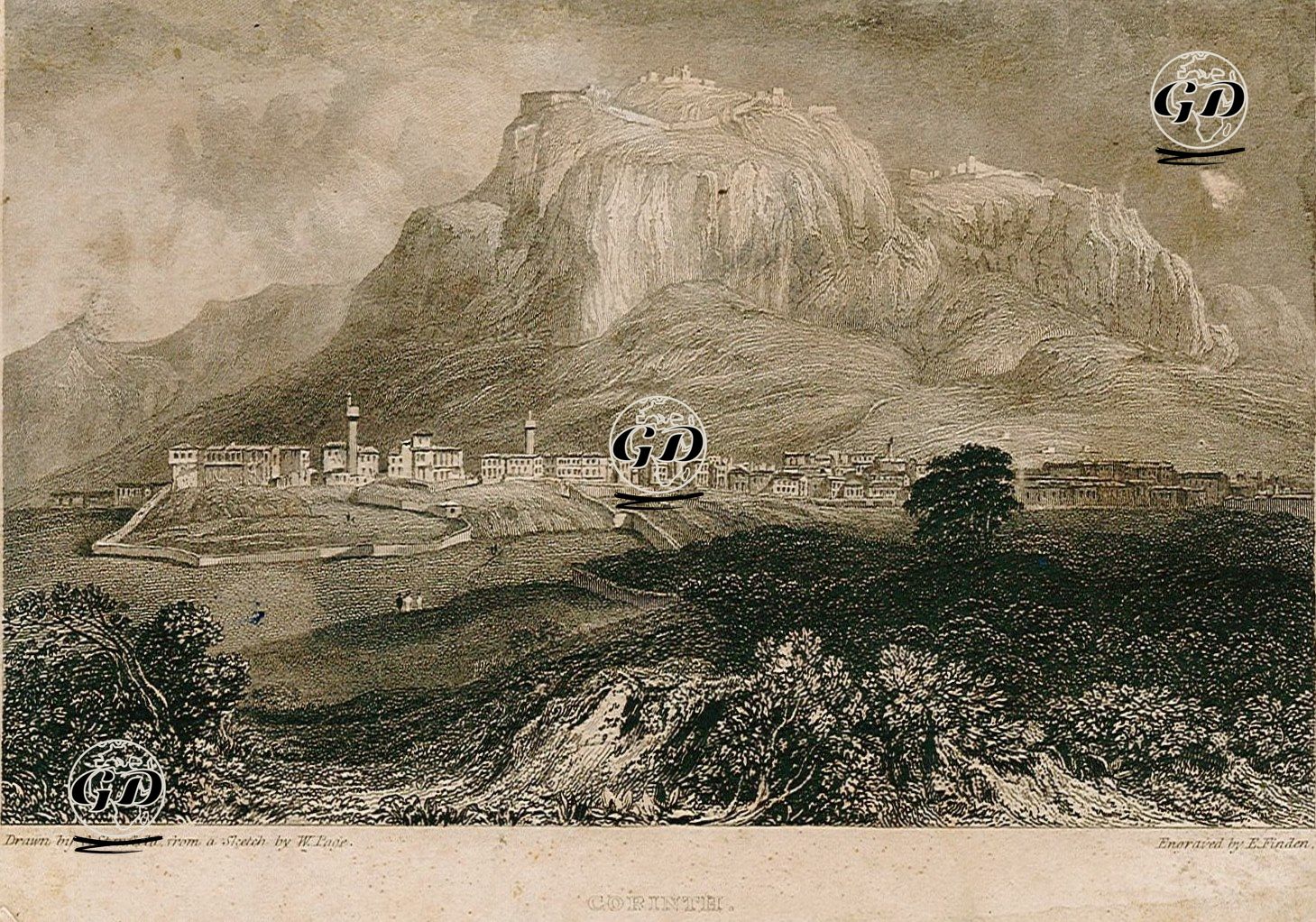 Corinth - Clarkson Stanfield (1793-1867)-
William Page (1794-1872) - 1832
