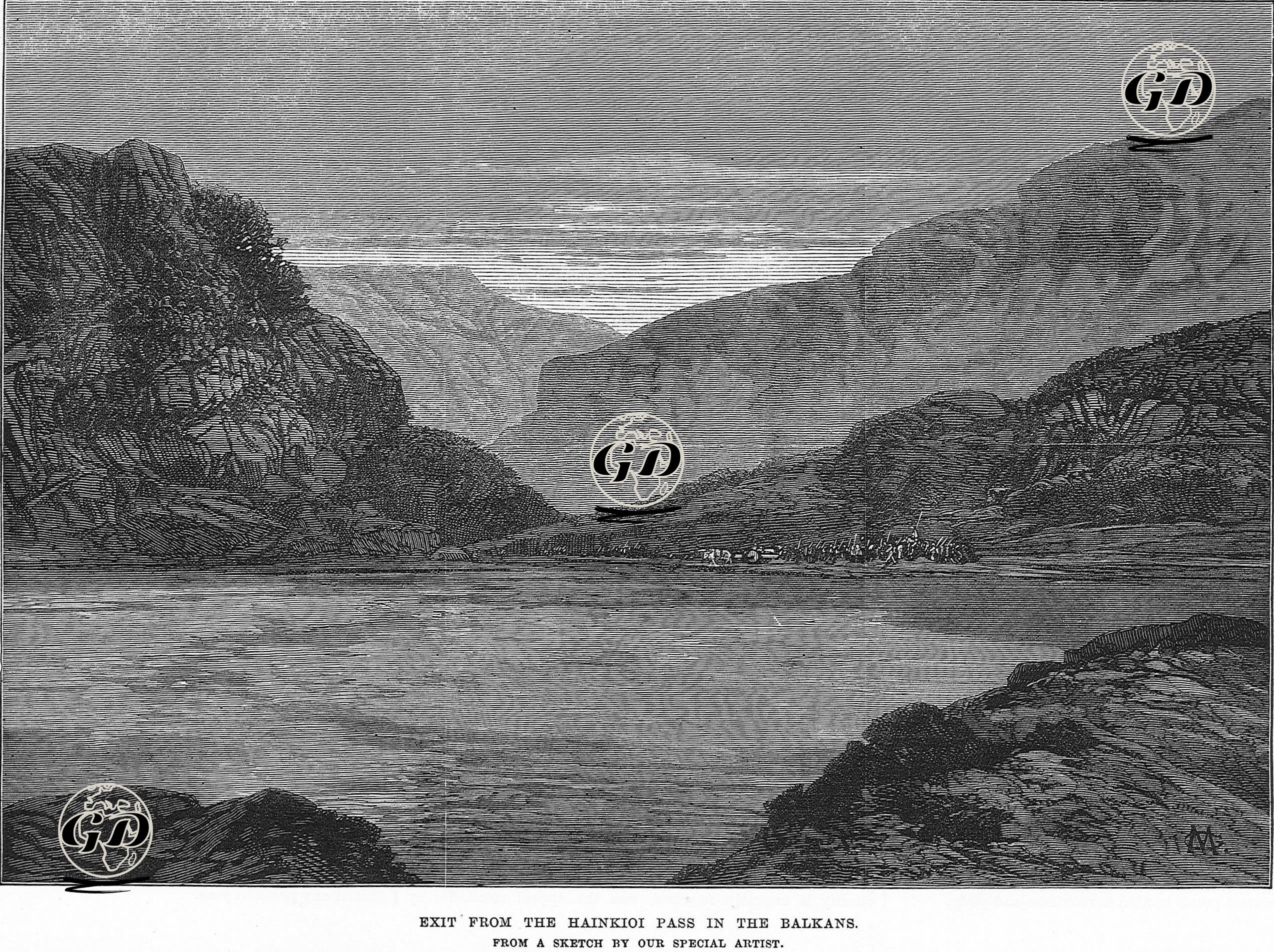 93 Harbi Sırasında Balkanlarda Hainkioi Geçitinin Çıkışı -  - 1877