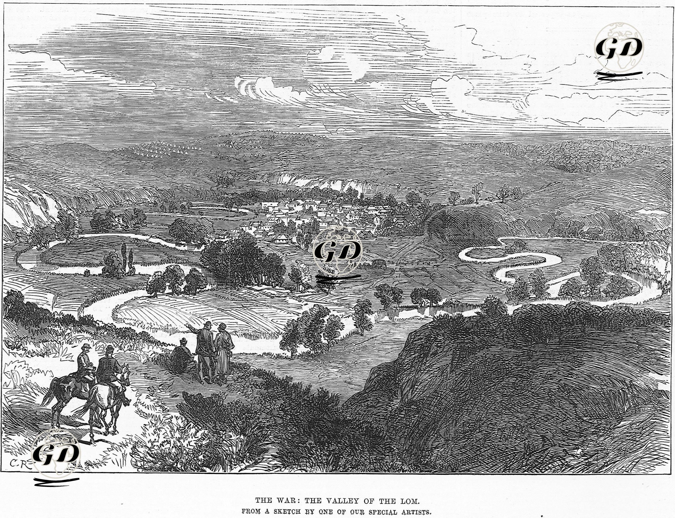 93 harbi Sırasında Lom Nehri Vadisi -  - 1877