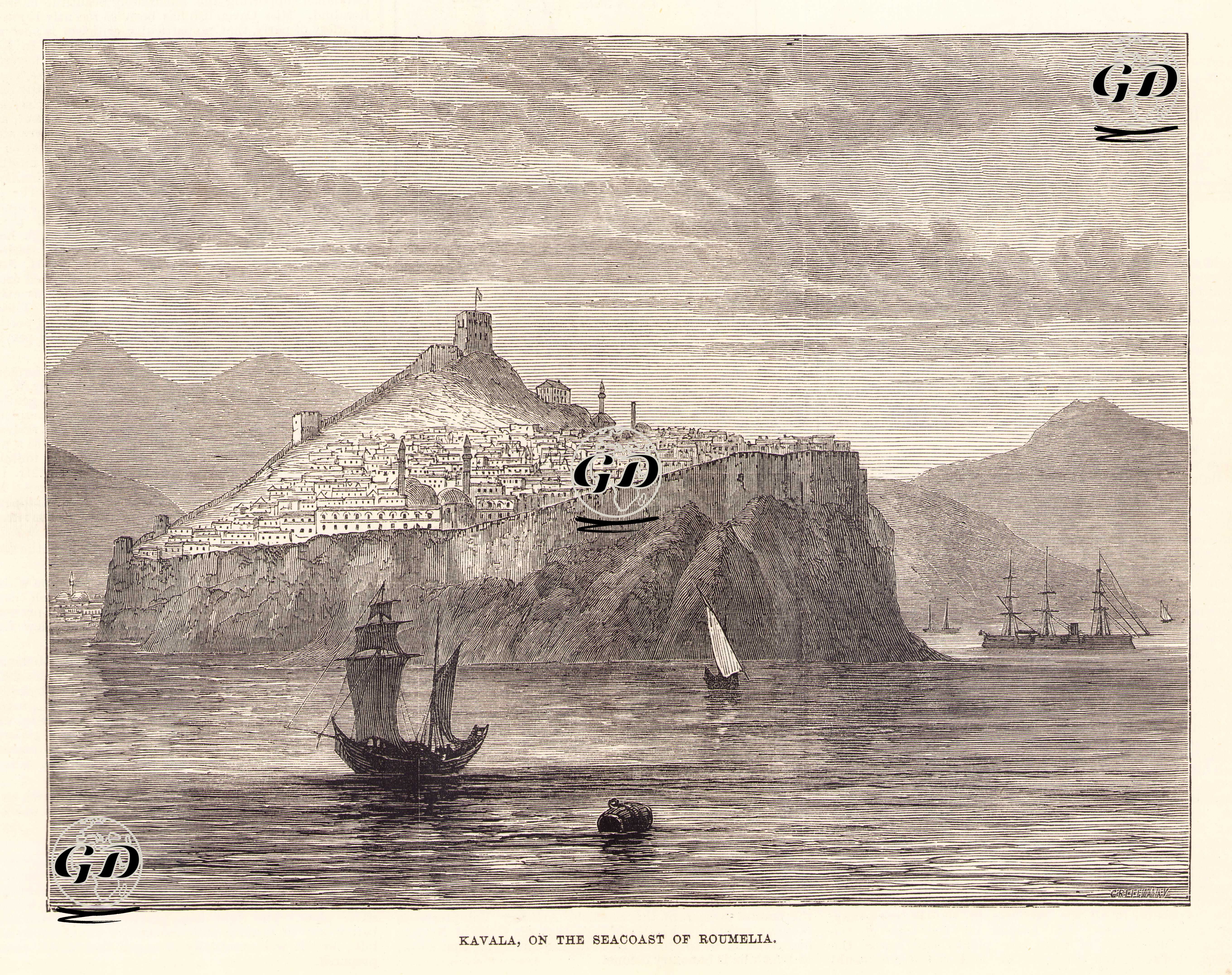 Kavala, On The Seacoast of Roumelia -  - 1878