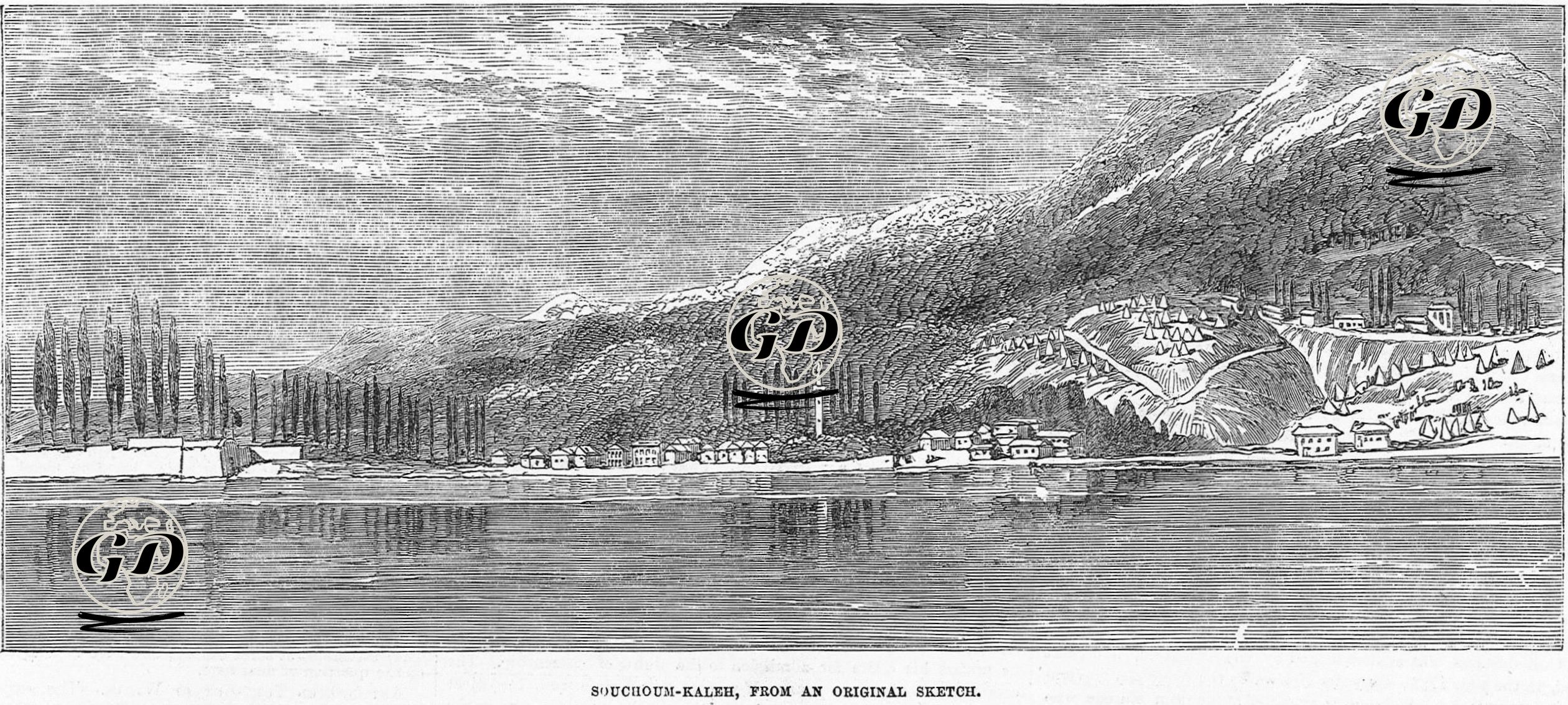 Kırım Savaşı Sırasında Sohum (Sohumkale) -  - 1855