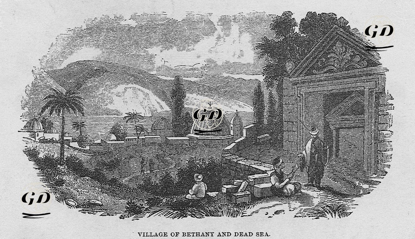 Bethany Köyü Ve Lut Gölü -  - 1850's-1870's