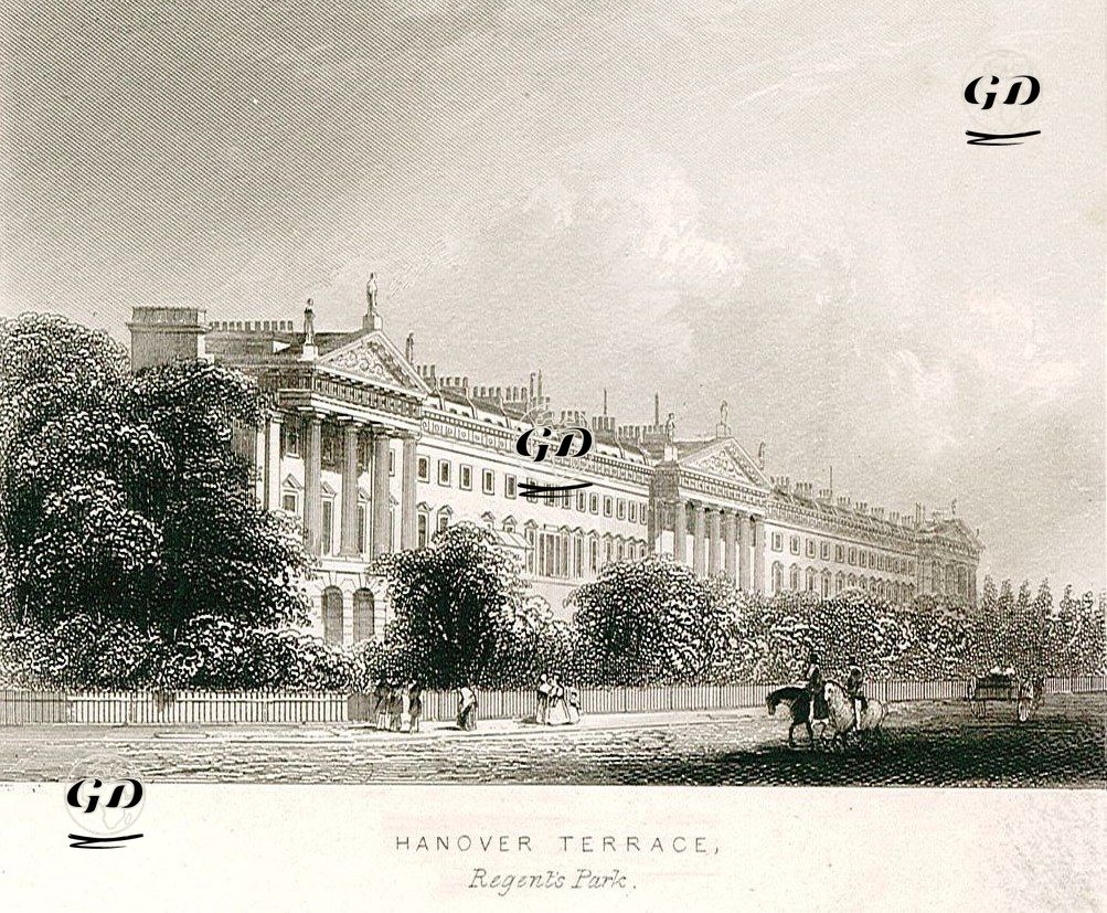 Hannover Evleri, Regent Park -  - 1840's-1850's