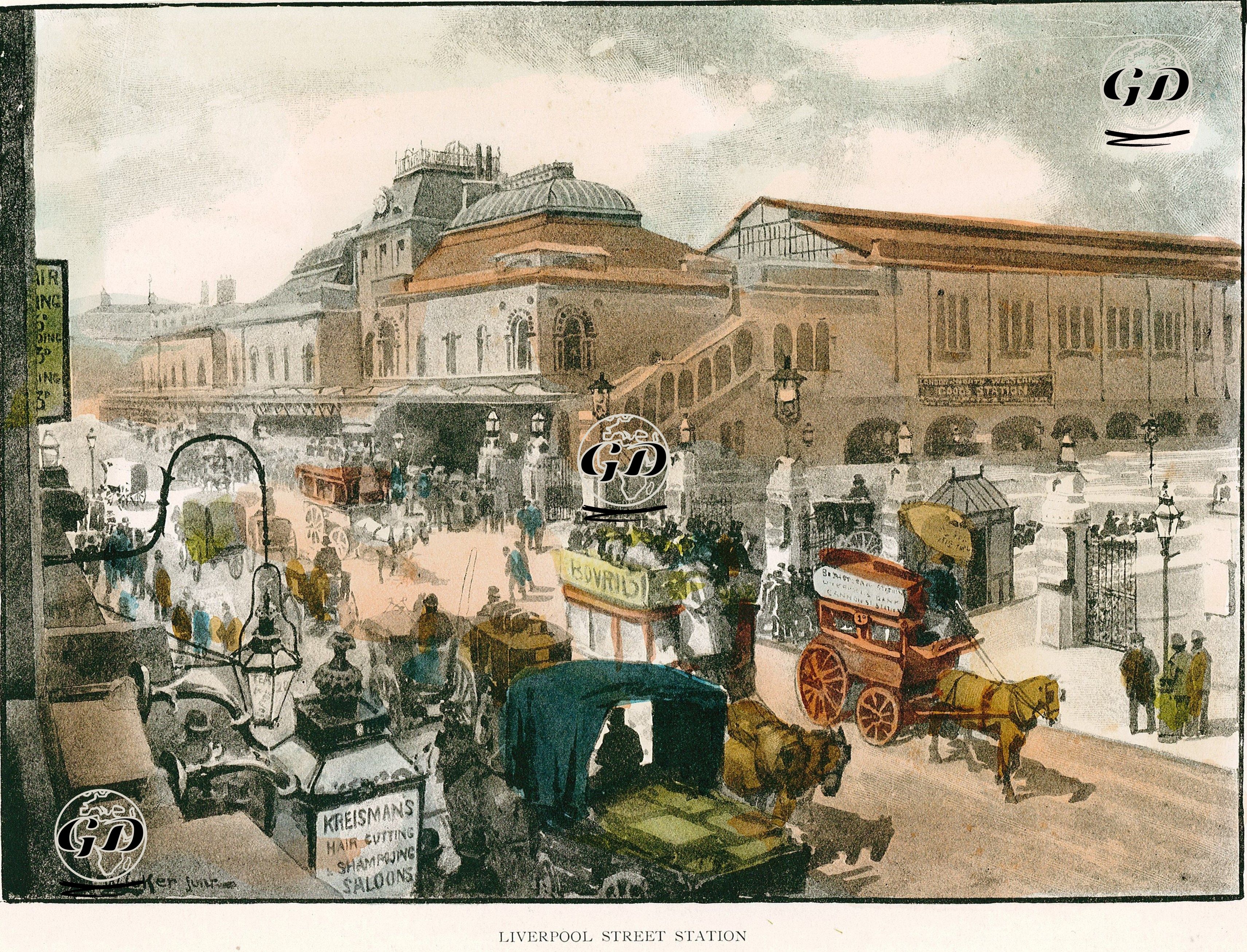 Liverpol Caddesi İstasyonu -  - 1850's-1860's