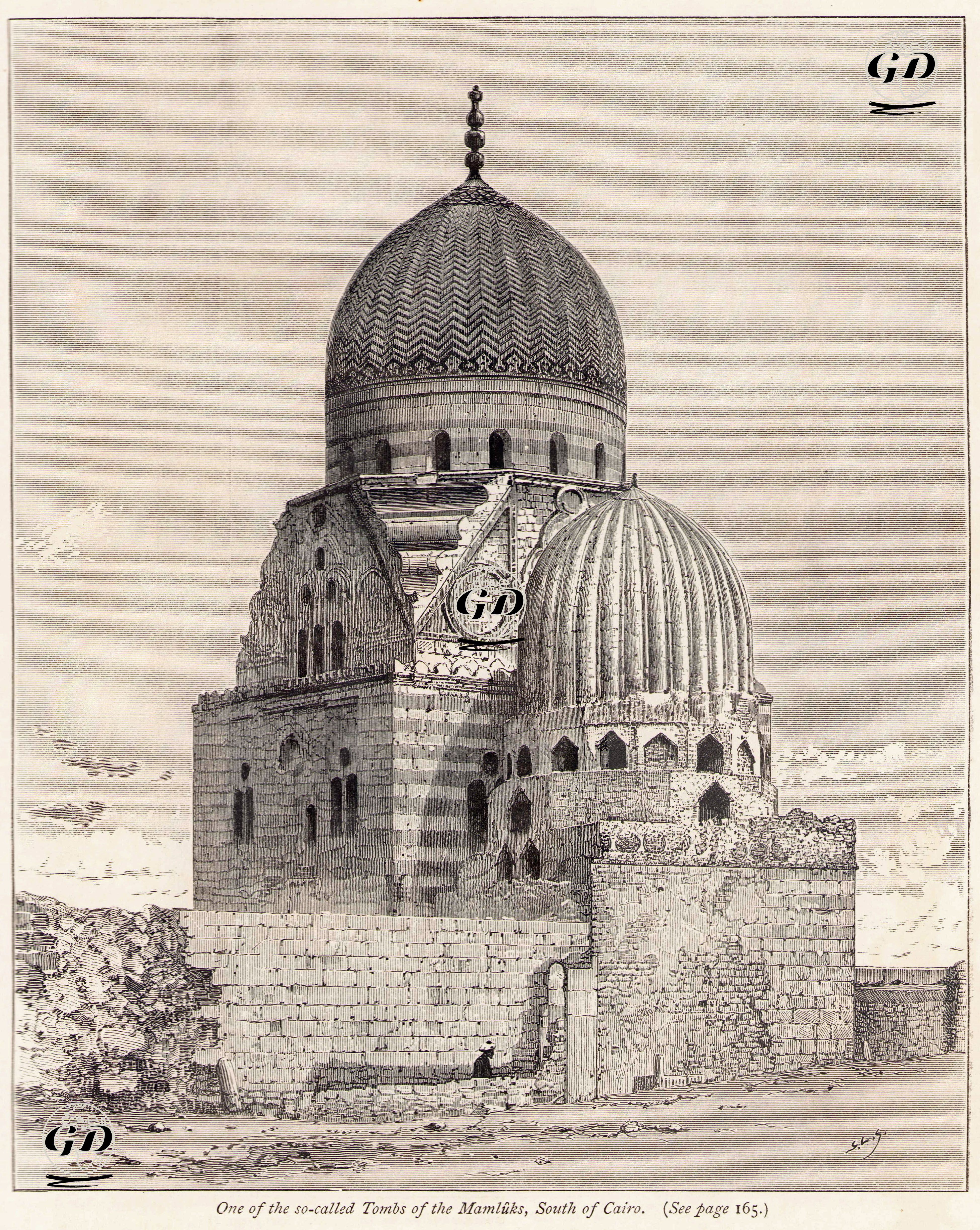 Kahire'nin Güneyinde Bulunan Memlük Türbesi -  - 1880