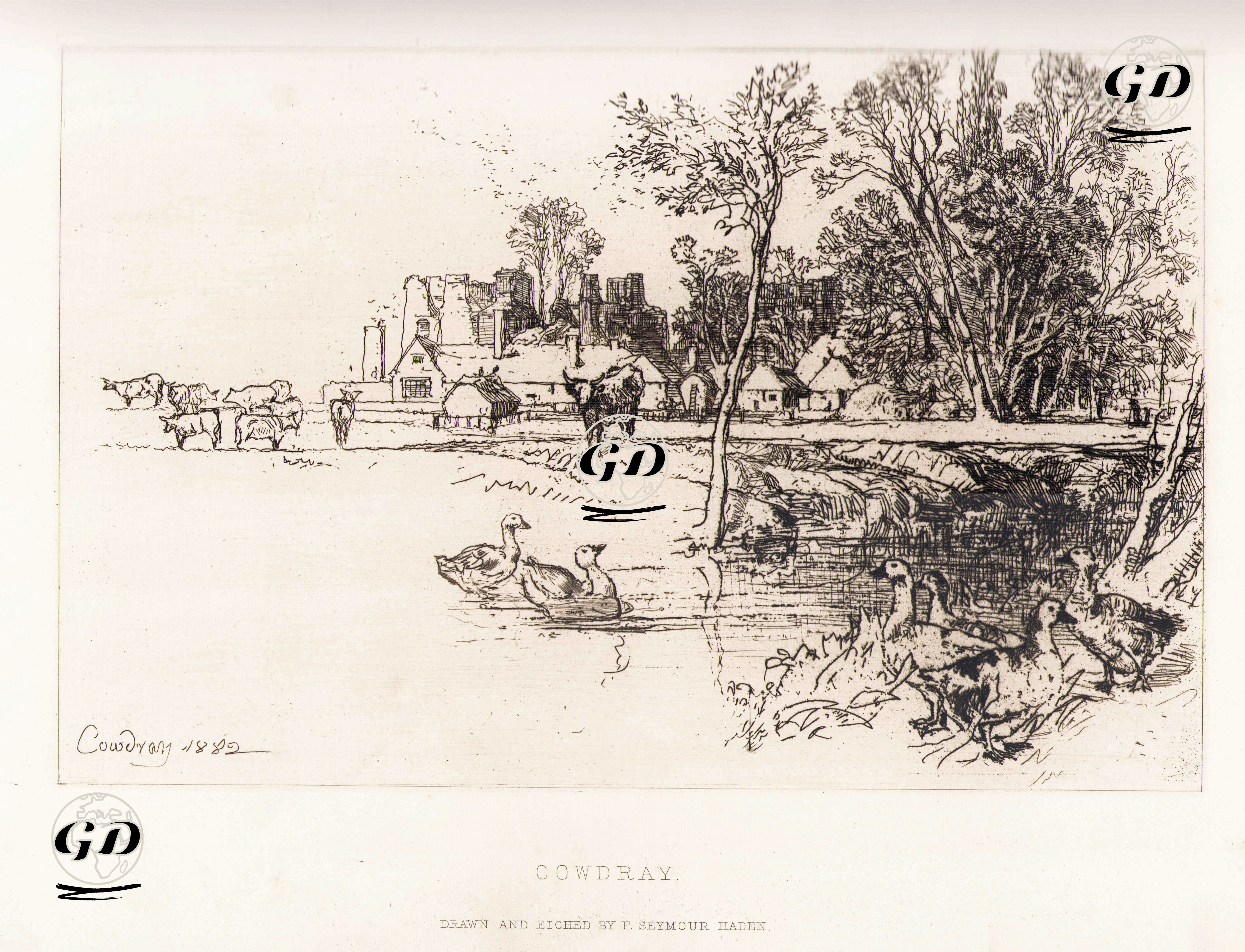 Cowdray - Francis Seymour Haden (1818-1890) - 1883
