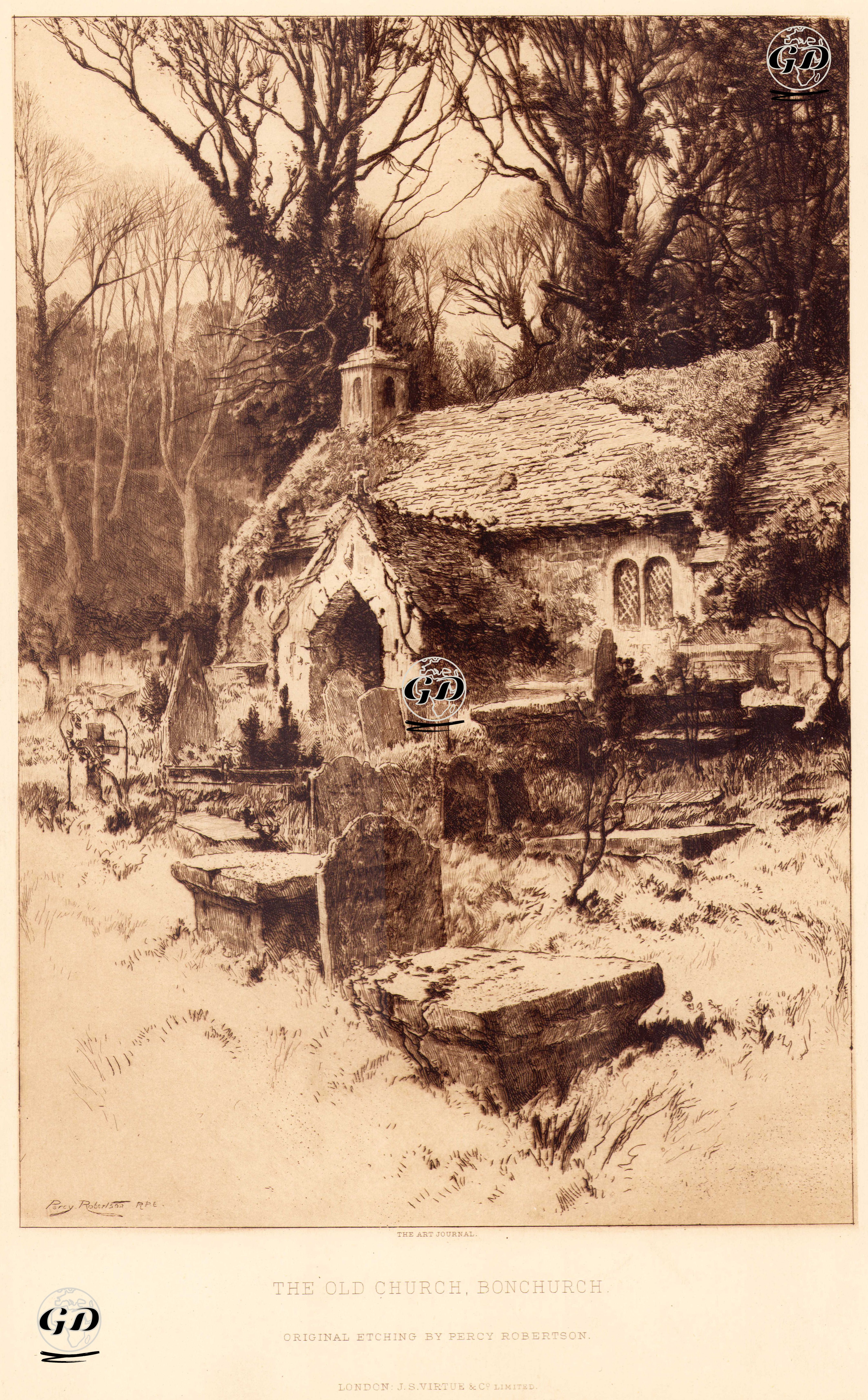The Old Church, Bonchurch -  - 1892