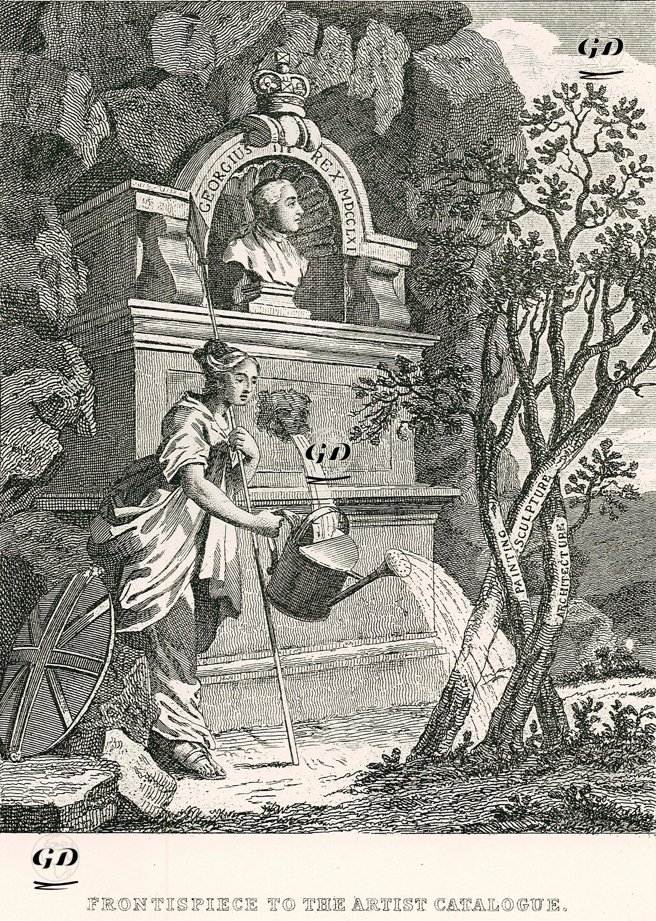 Frontispiece To The Artist Catalogue - William Hogarth (1697-1764) - 1870