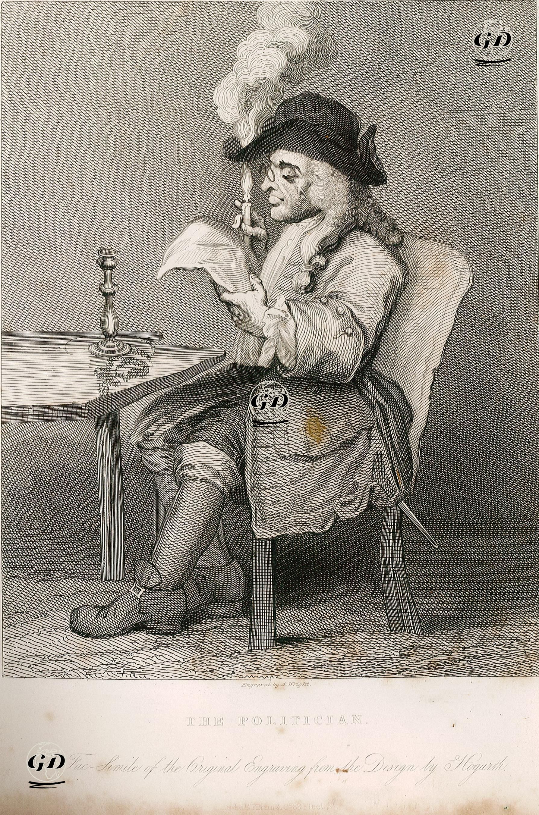 The Politician - William Hogarth (1697-1764) - 1833