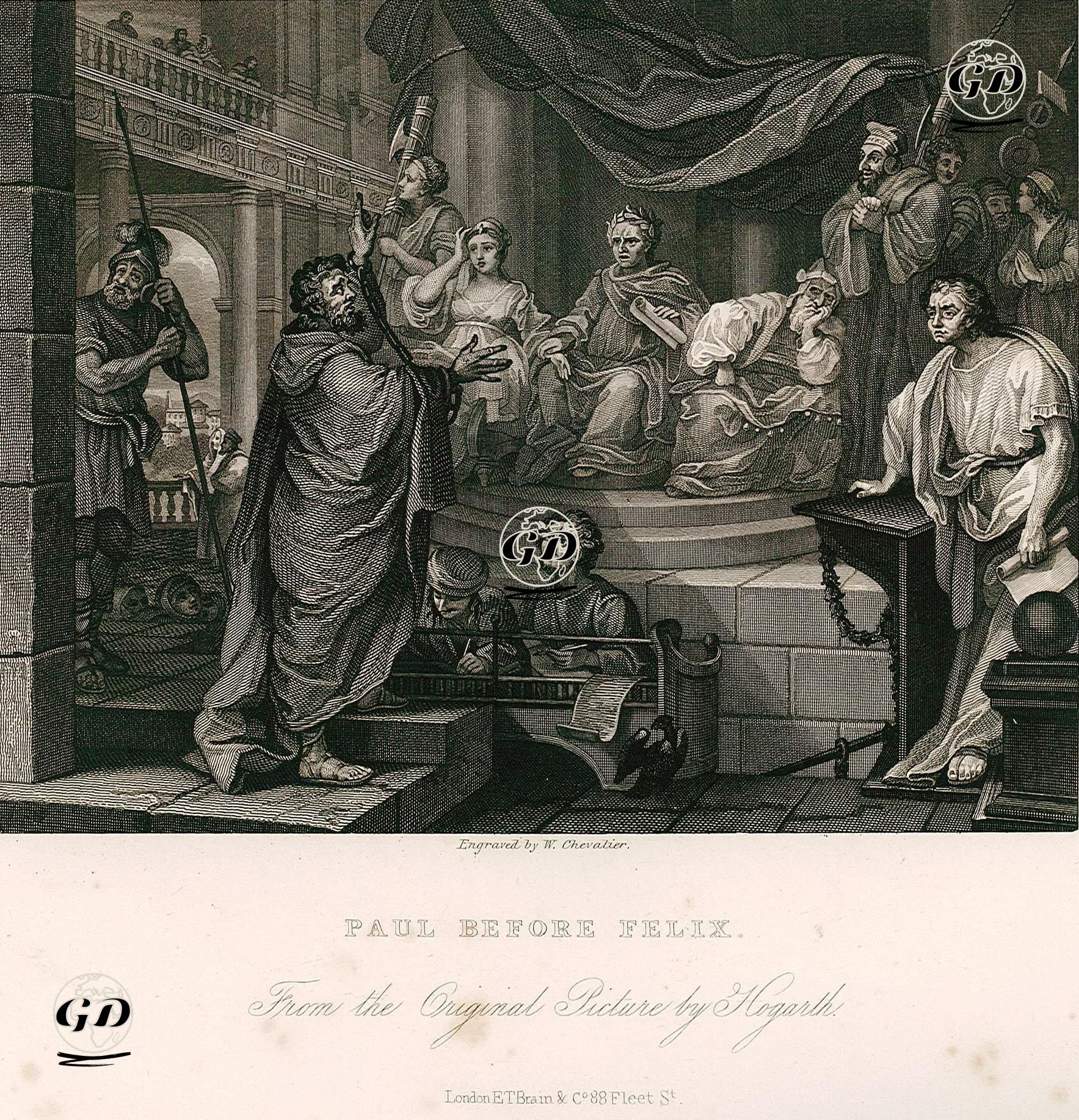 Paul Before Felix - William Hogarth (1697-1764) - 1833