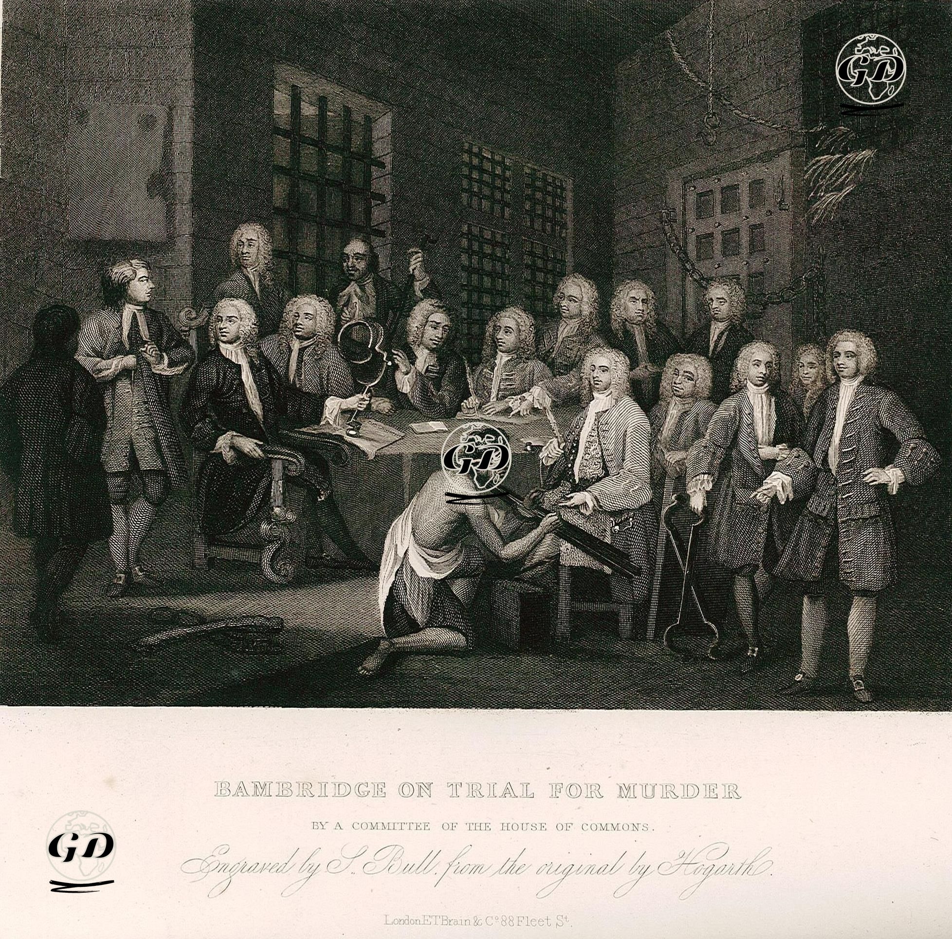 Bambridge On Trial For Murder By A Committee Of The House Of Commons - William Hogarth (1697-1764) - 1833
