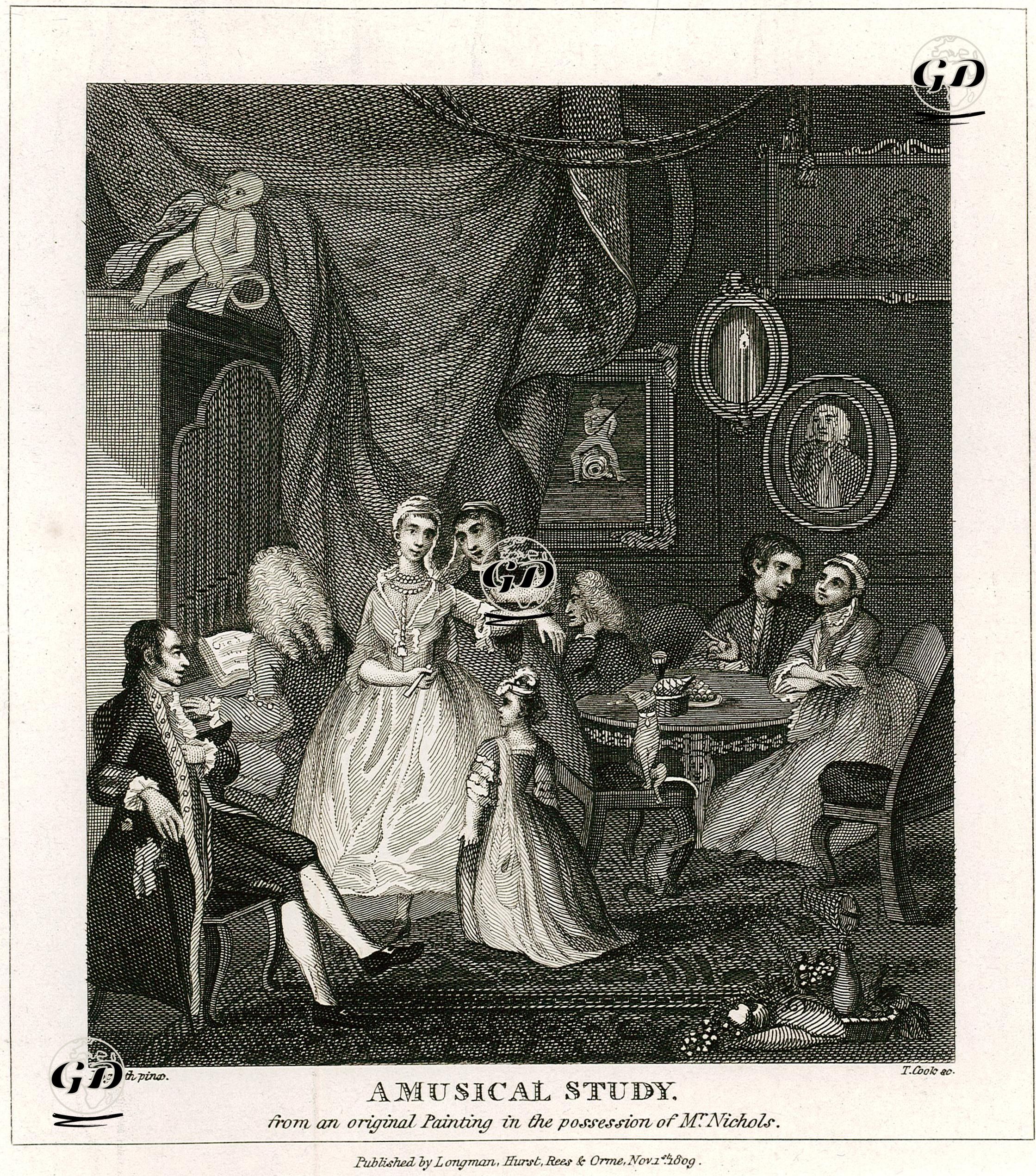 A Musical Study - William Hogarth (1697-1764) - 1809