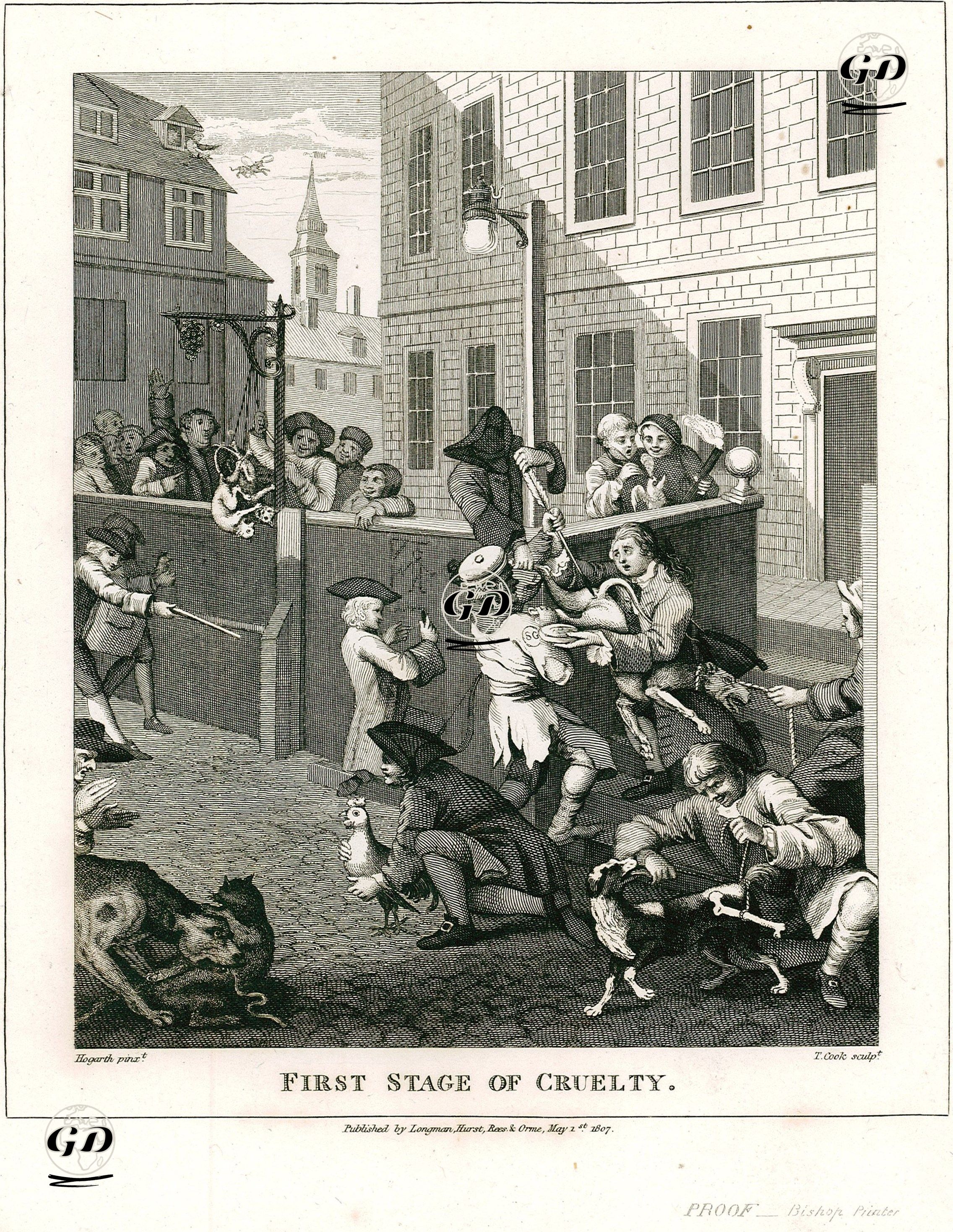 The First Stage Of Cruelty - William Hogarth (1697-1764) - 1807