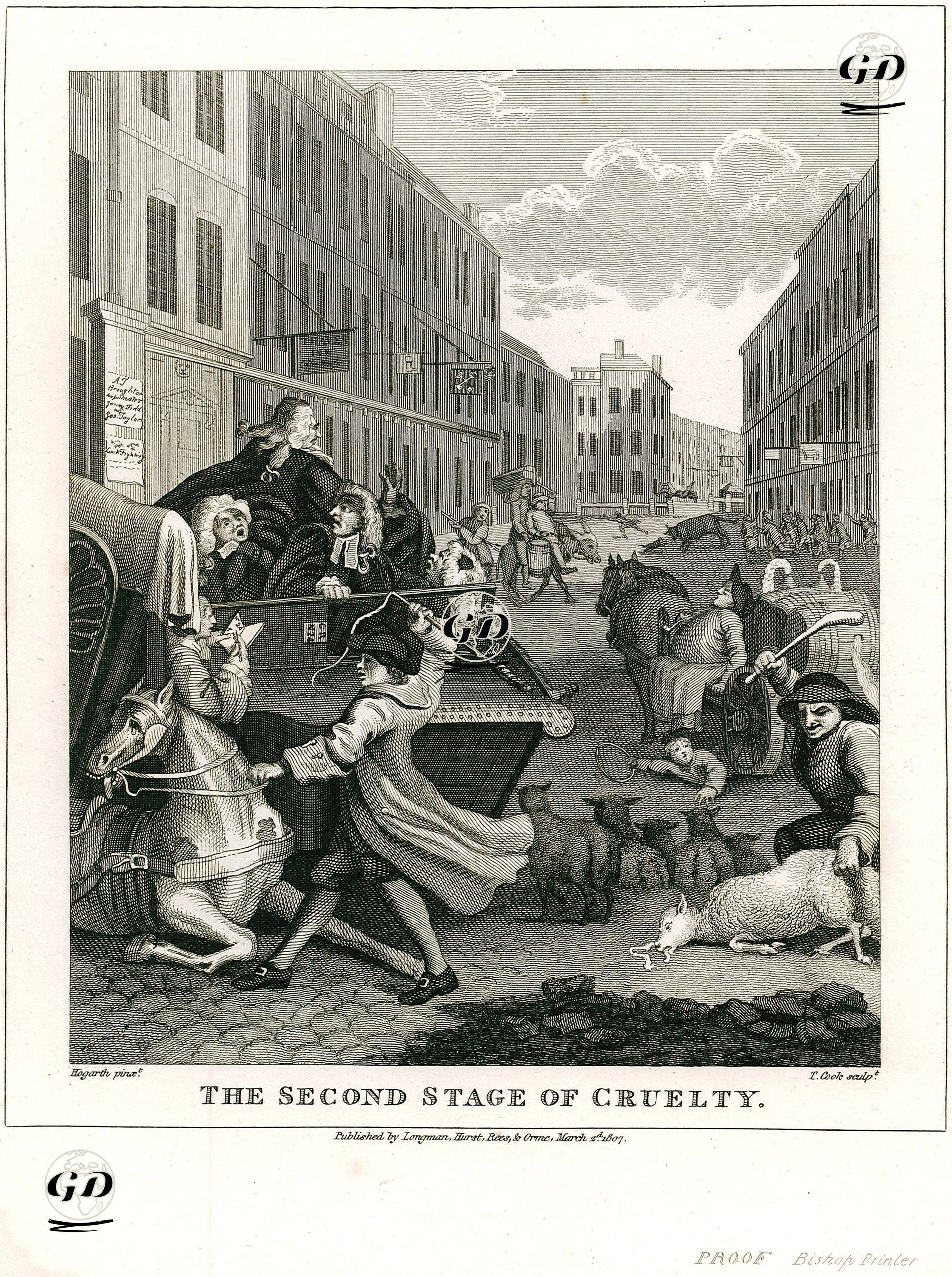 The Second Stage Of Cruelty - William Hogarth (1697-1764) - 1807