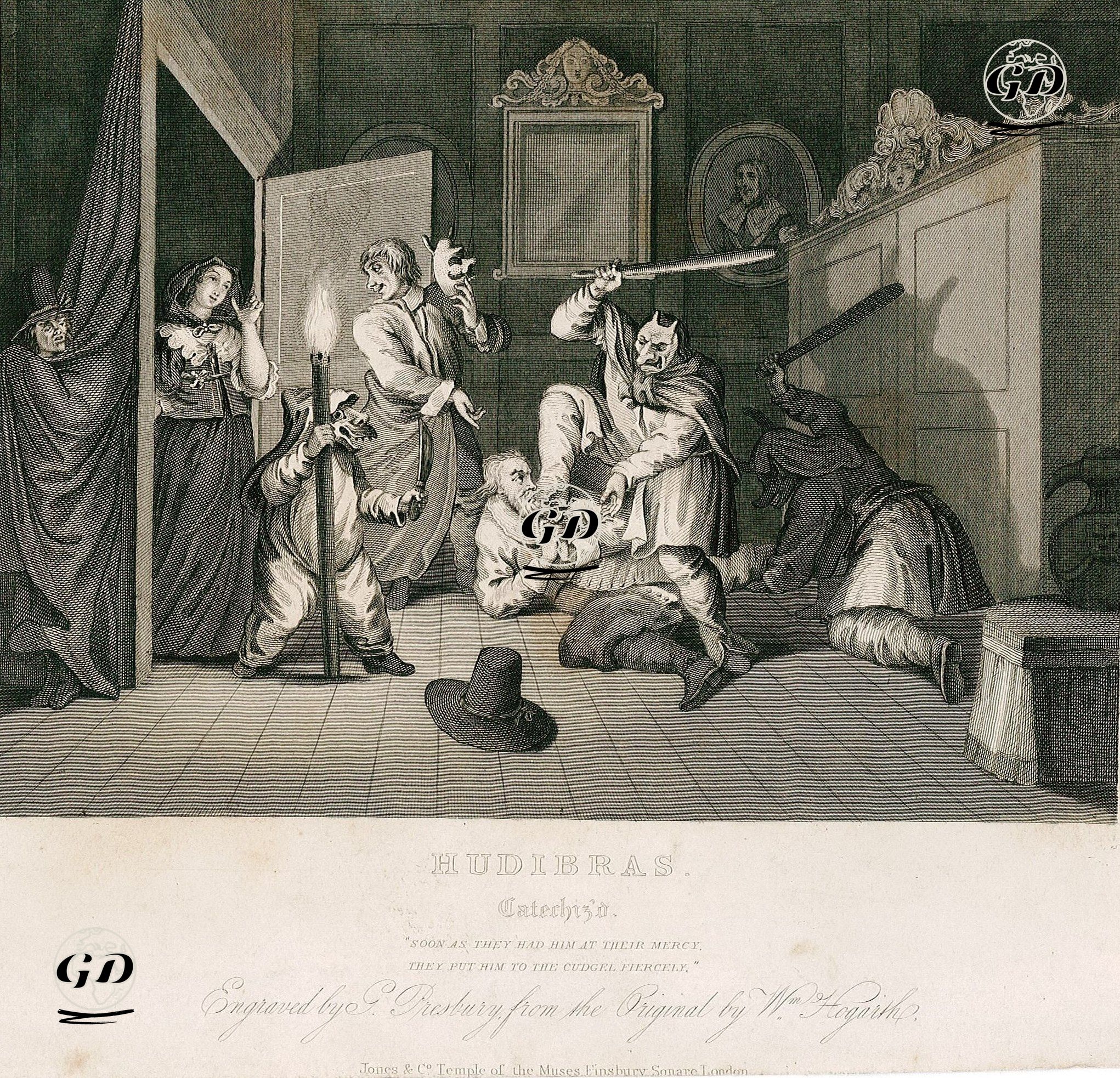 Hudibras Catechis'd   - William Hogarth (1697-1764) - 1833