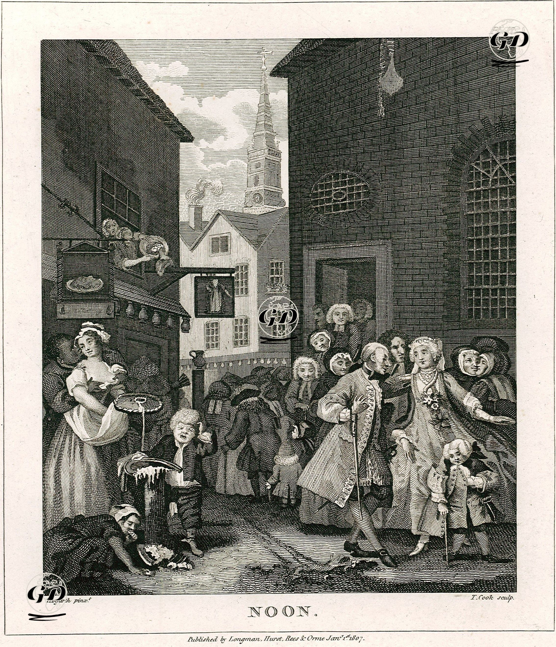 Noon - William Hogarth (1697-1764) - 1807