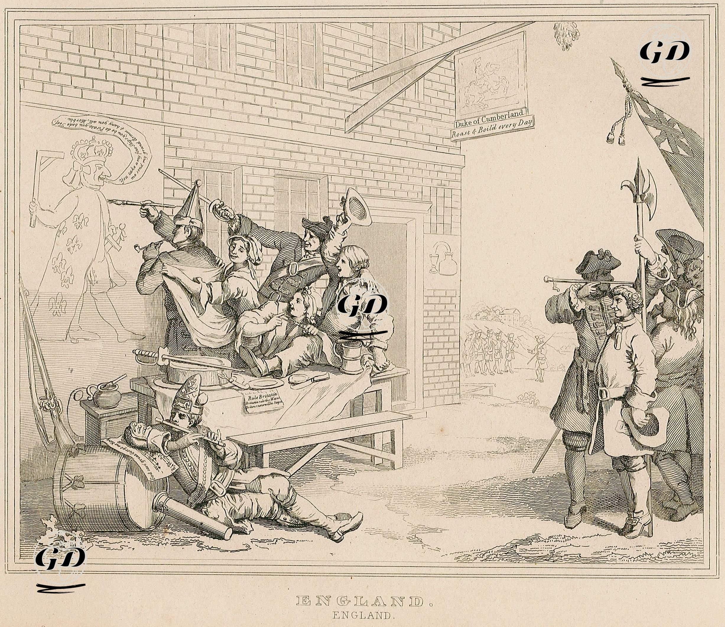 England - William Hogarth (1697-1764) - 1850's