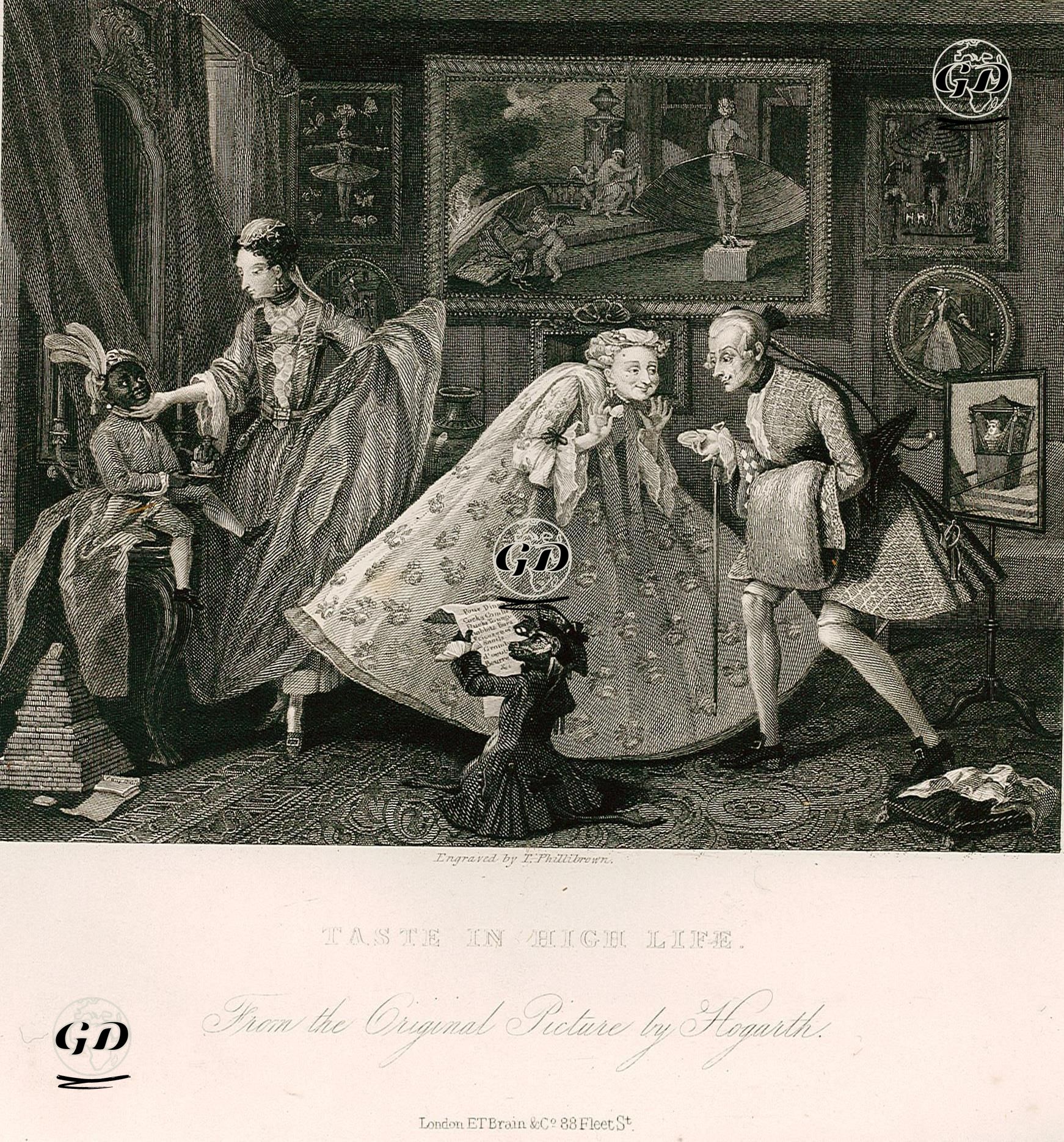 Taste in High Life - William Hogarth (1697-1764) - 1833