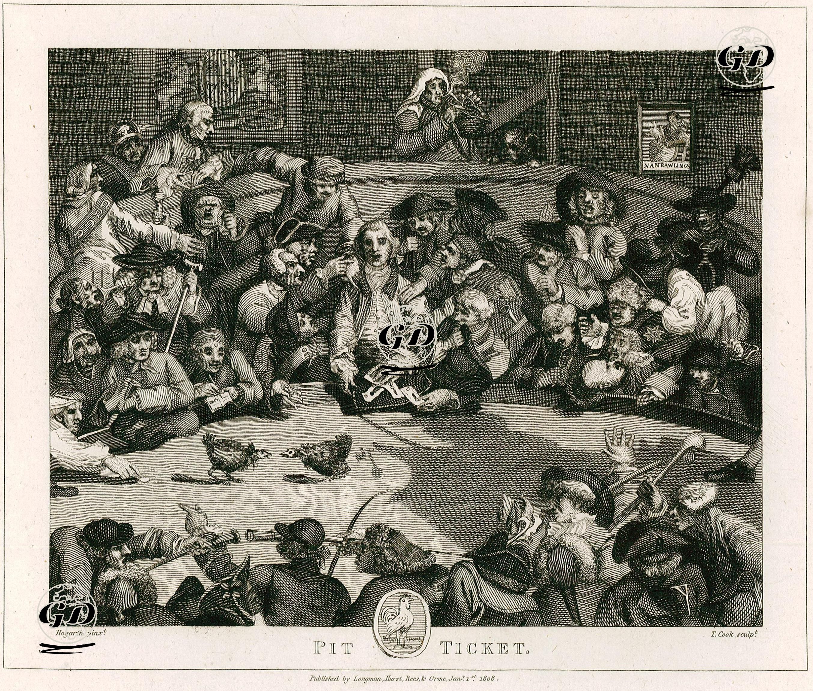 Pit Ticket - William Hogarth (1697-1764) - 1808