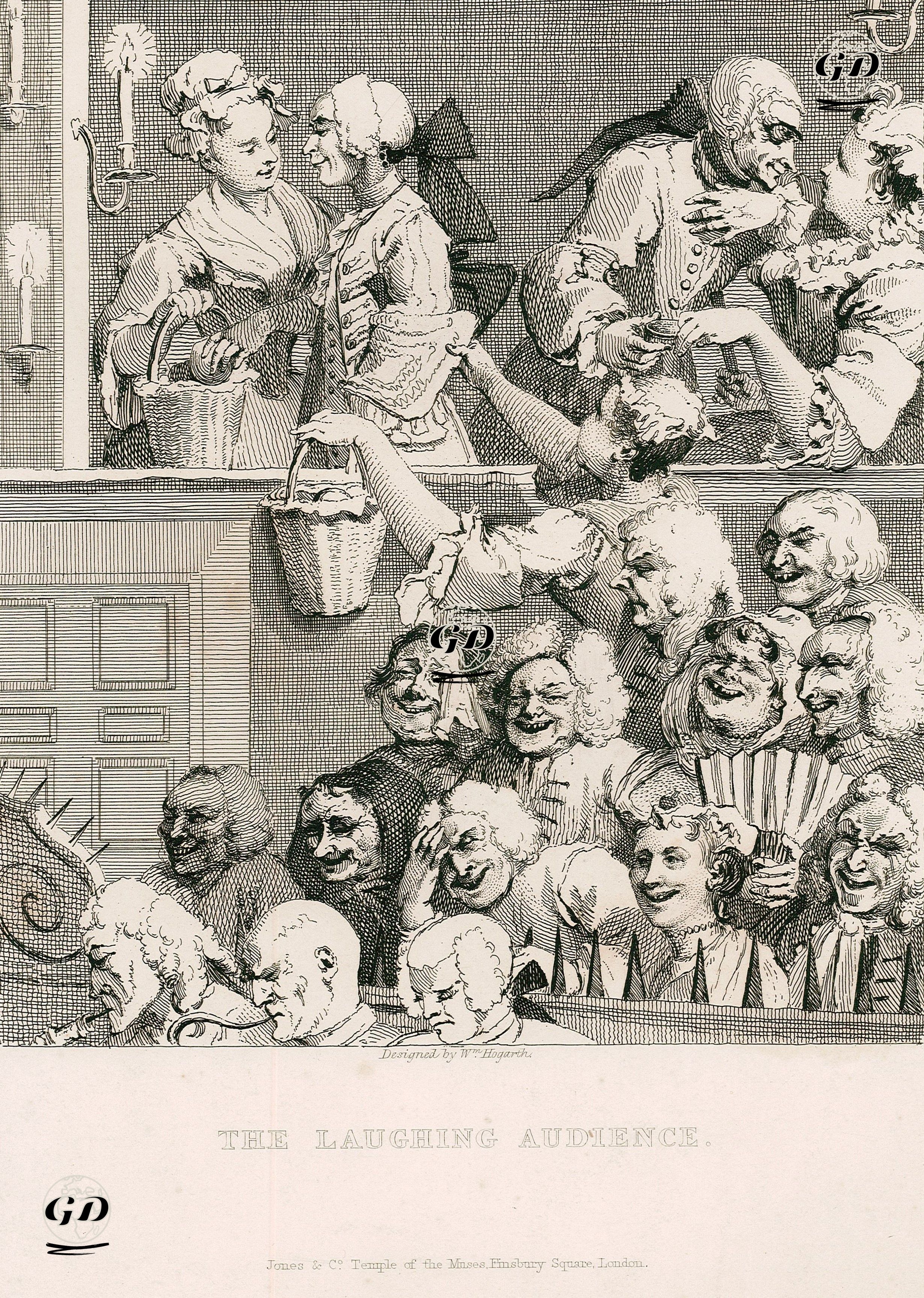 The Laughing Audience - William Hogarth (1697-1764) - 1833