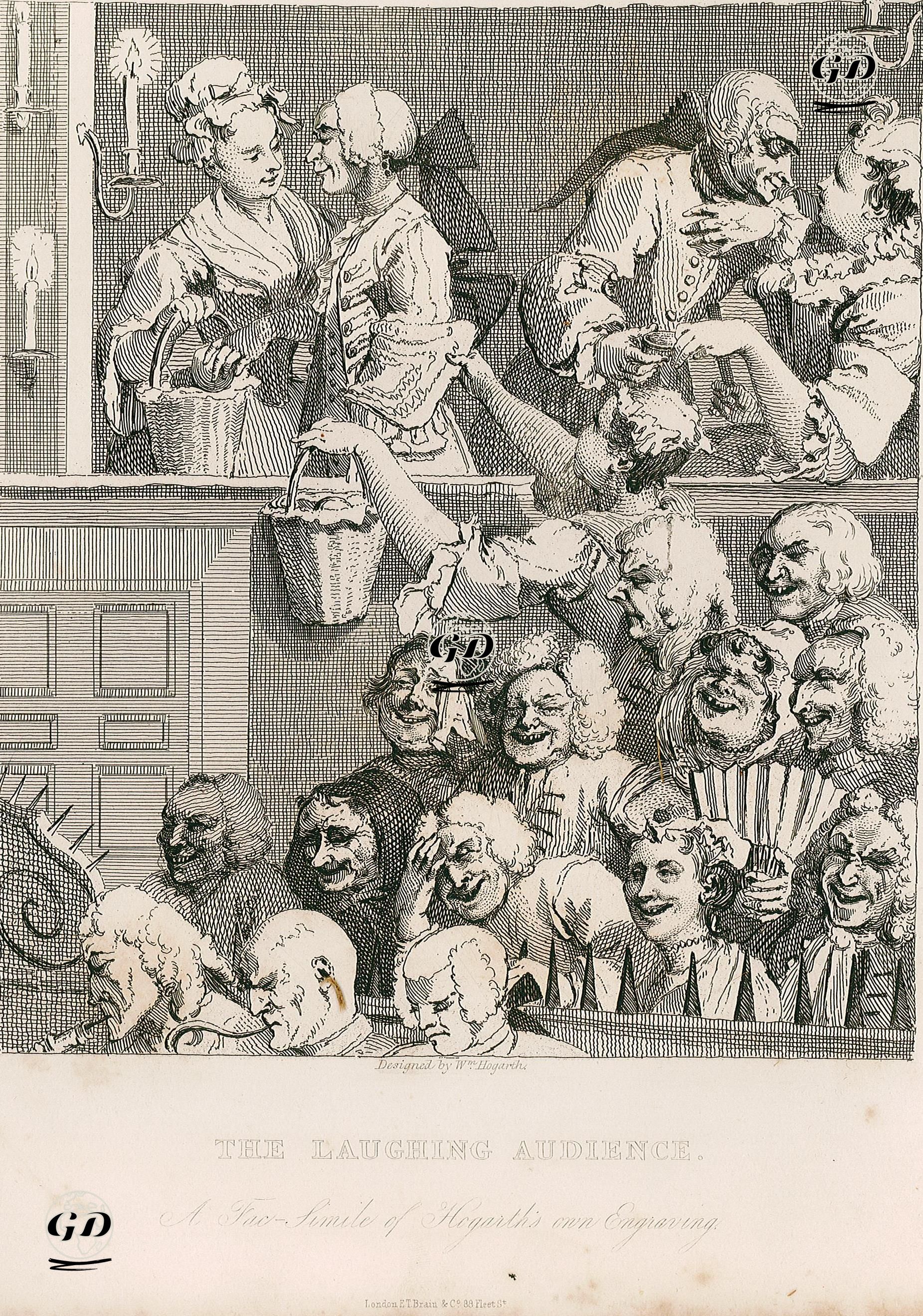 The Laughing Audience - William Hogarth (1697-1764) - 1833