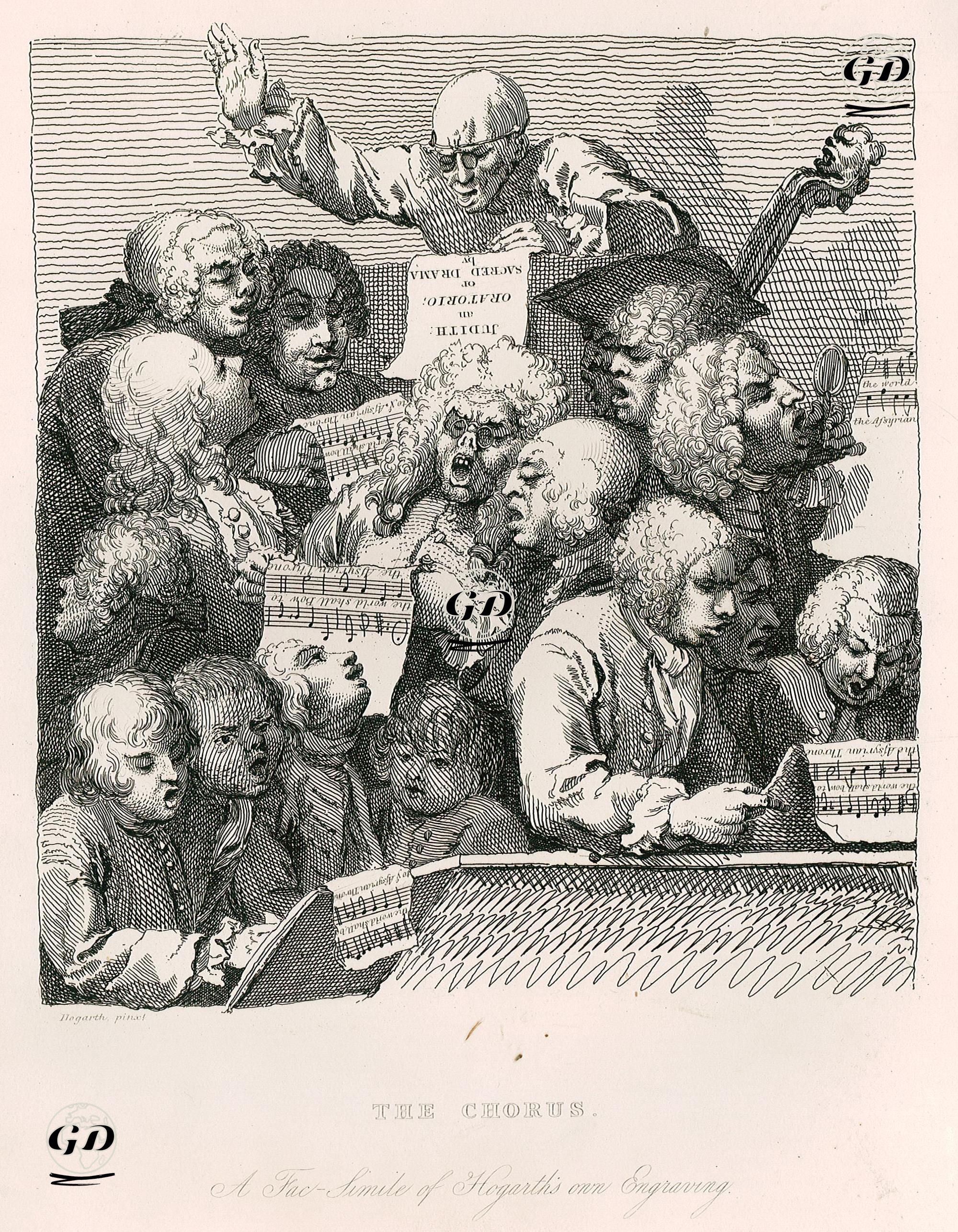 The Chorus - William Hogarth (1697-1764) - 1833