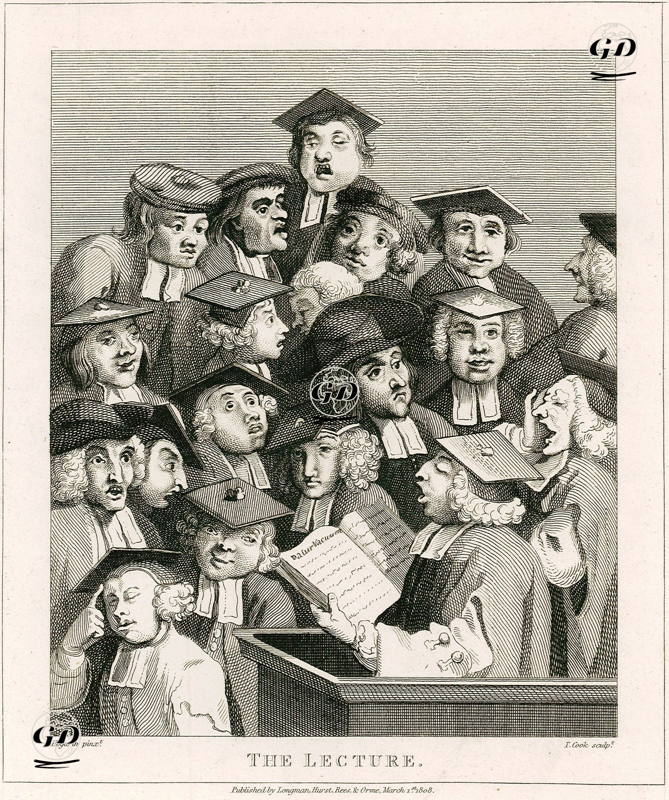 The Lecture - William Hogarth (1697-1764) - 1808