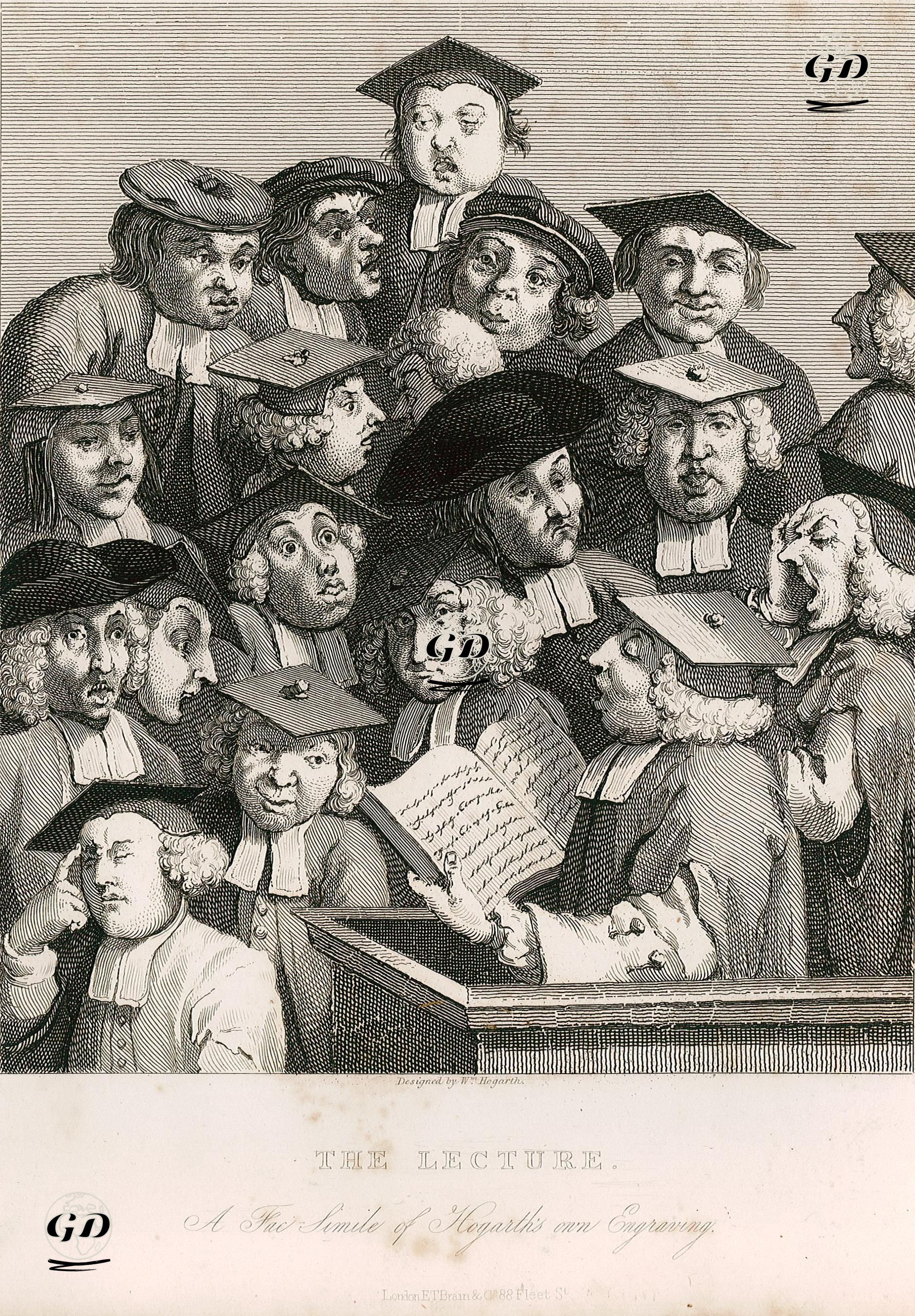 The Lecture - William Hogarth (1697-1764) - 1833