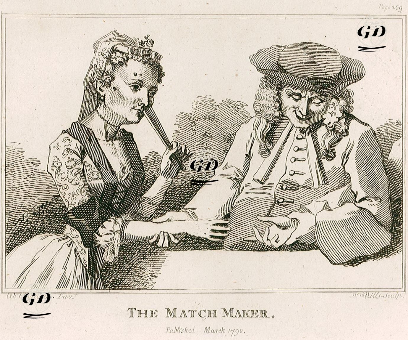The Match Maker - William Hogarth (1697-1764) - 1798