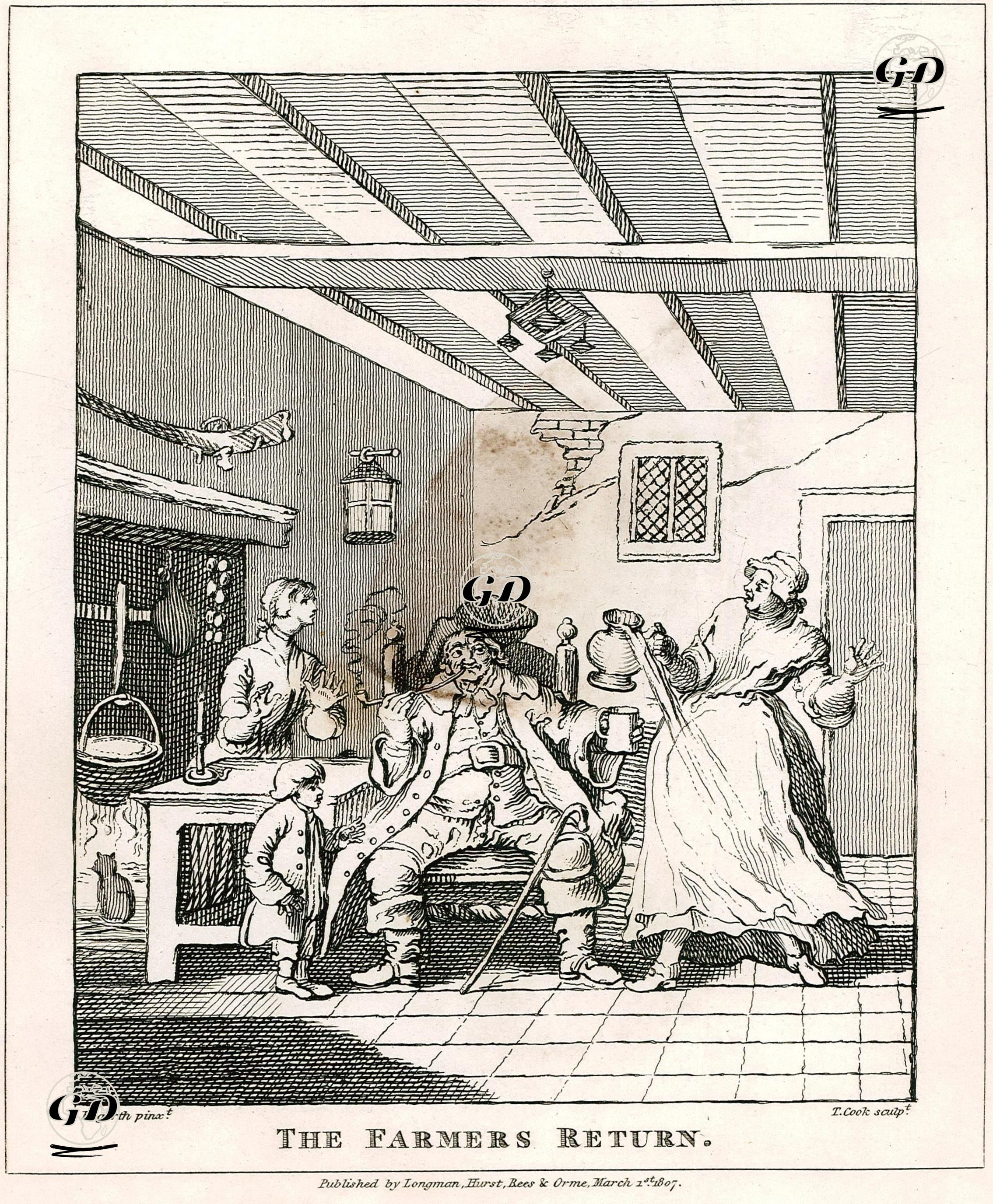 The Farmers Return - William Hogarth (1697-1764) - 1807