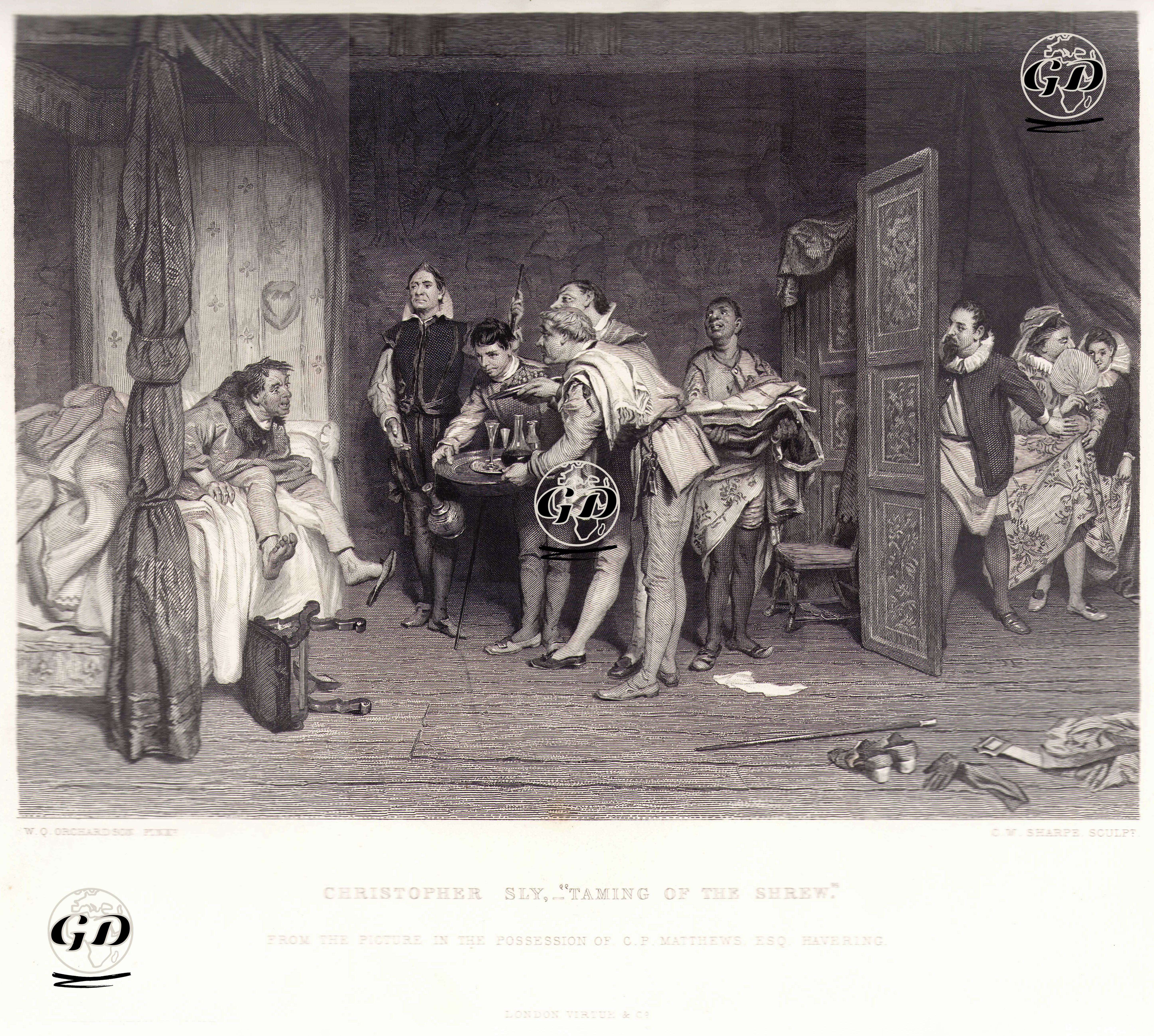 Christopher Sly "The Taming Of The Shrew"  - William Quiller Orchardson (1832-1910) - 1867