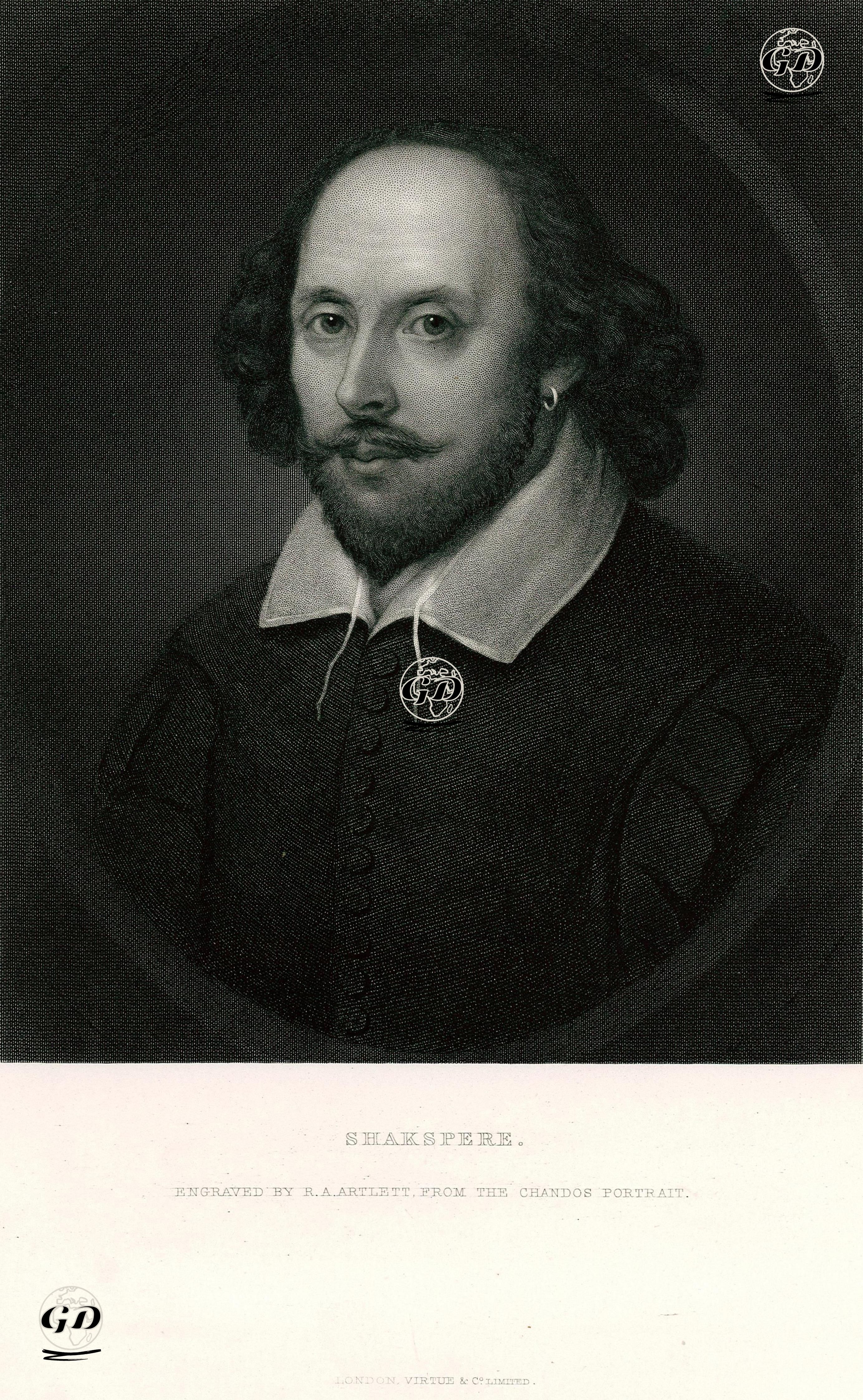 Shakspere (William Shakespeare) - Chandos - 1870-1876
