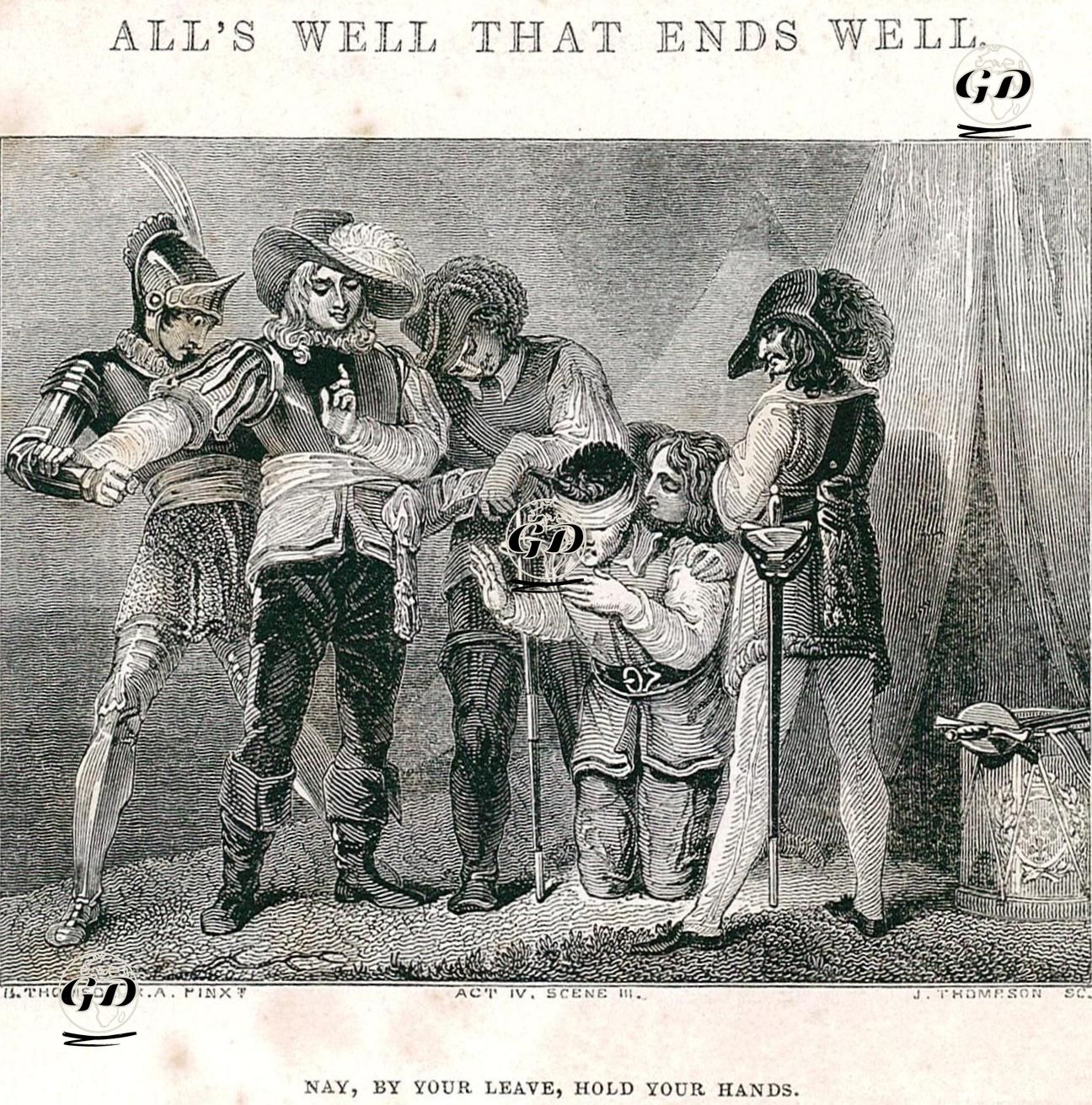 All's Well That Ends Well, Act lV Scene lll  - B.Thomson - 1870's