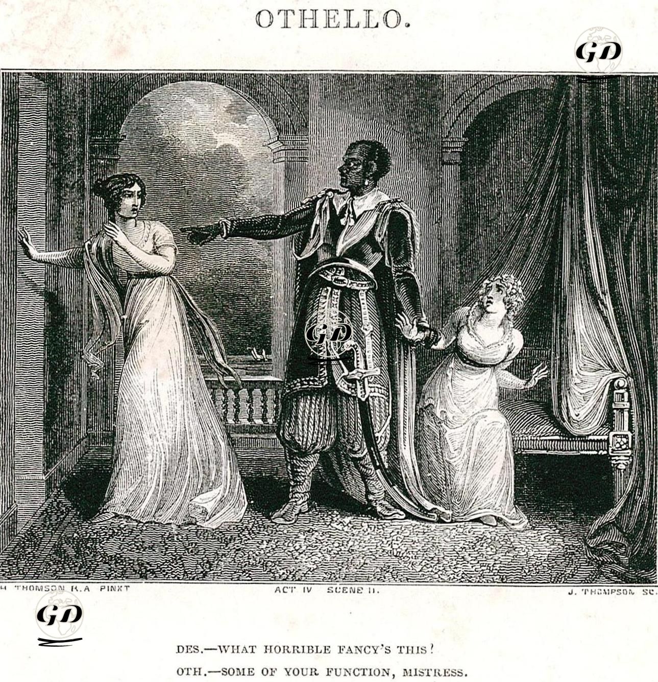 Othello, Act lV Scene ll  - M.Thomson - 1870's