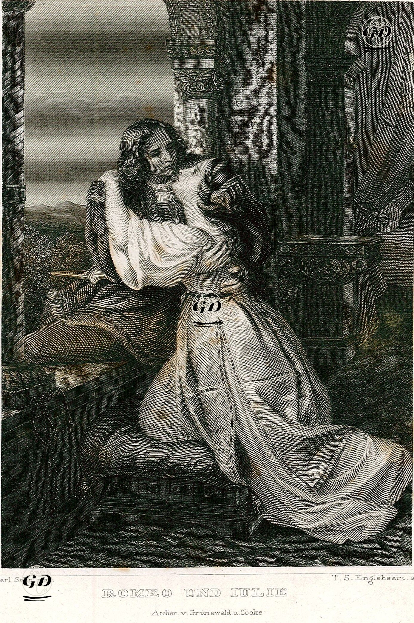 Romeo Und Iulie, Act III Sc. V - Carl Ferdinand Sohn (1805-1867) - 1850's