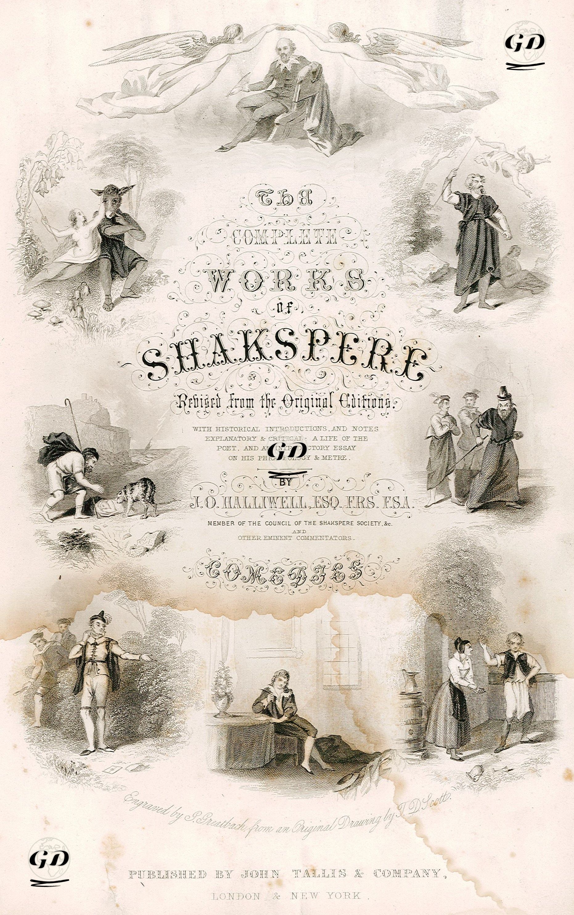 The Complete Works Of Shakspere - T.D.Scott - 1850