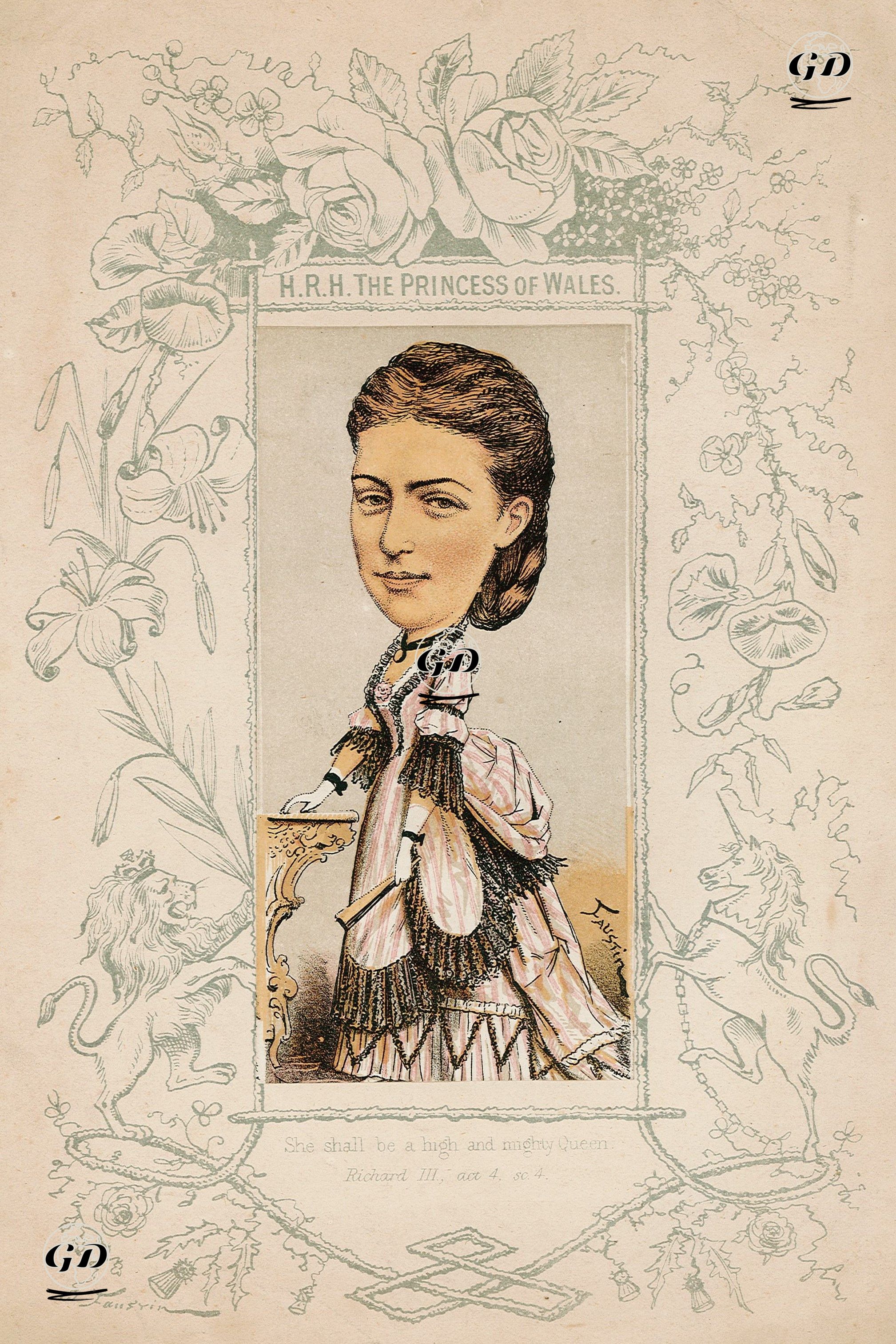 H.R.H. The Princess Of Wales, Richard III, Act 4 Sc. 4 - Faustin Betbeder (1847-1914) - 1874