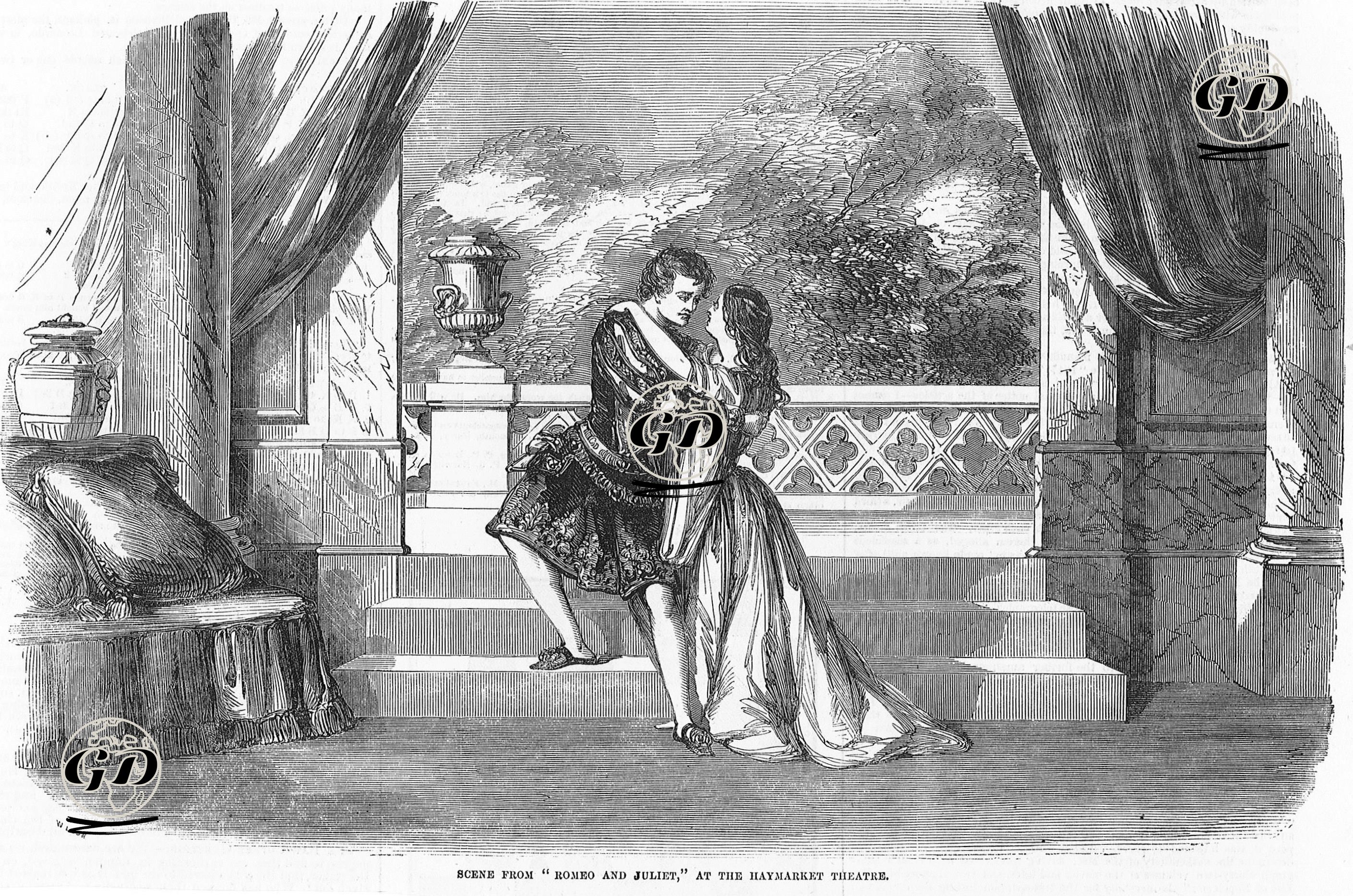 Scene From Romeo And Juliet At The HaymarketTheatre  -  - 1855
