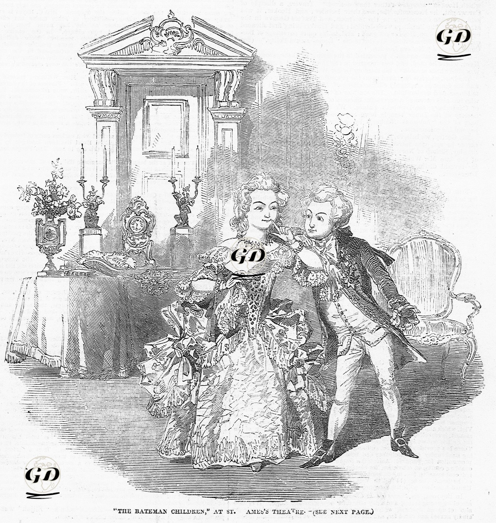 "The Bateman Children" At St. James's Theatre -  - 1851
